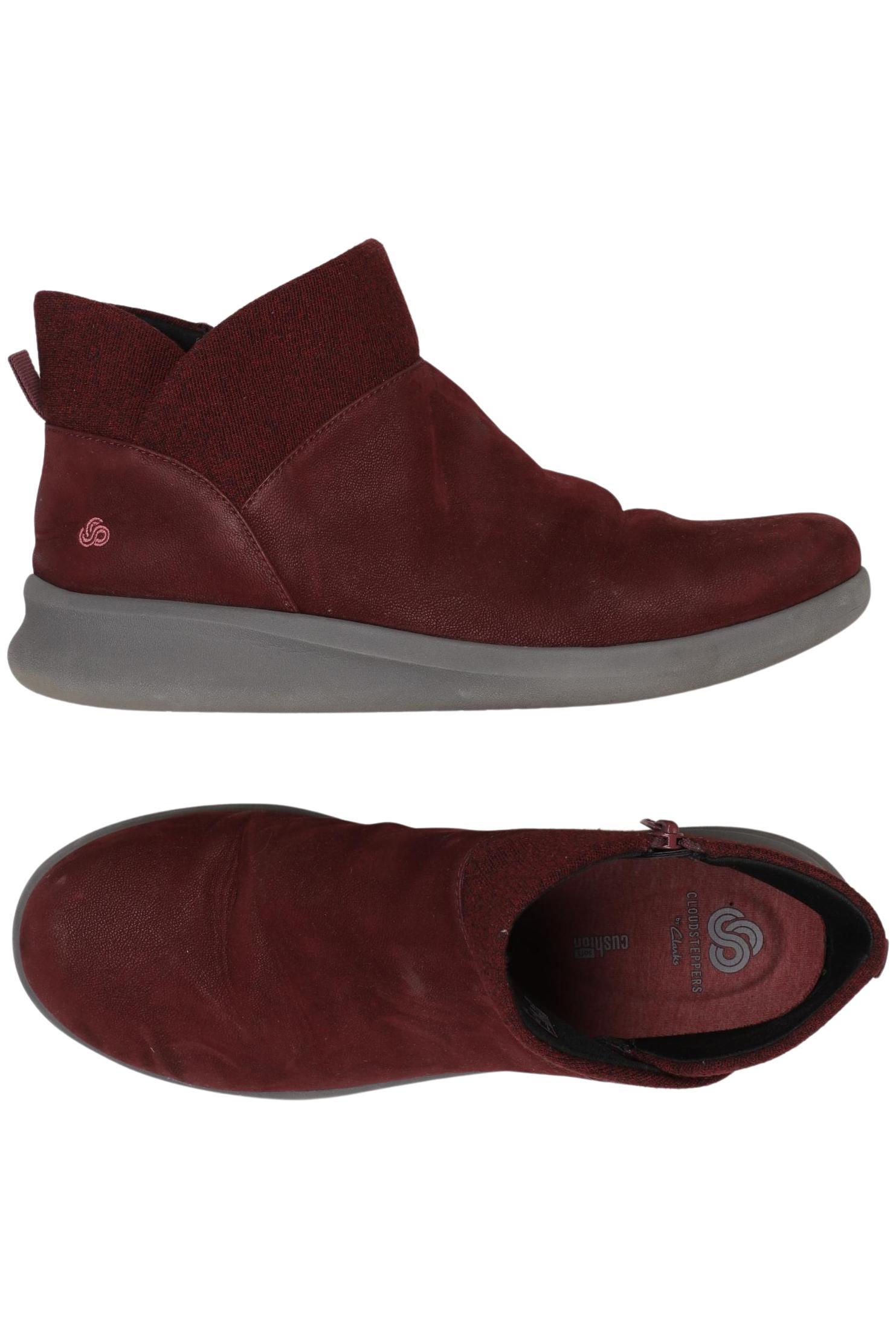 

Clarks Damen Stiefelette, bordeaux, Gr. 42