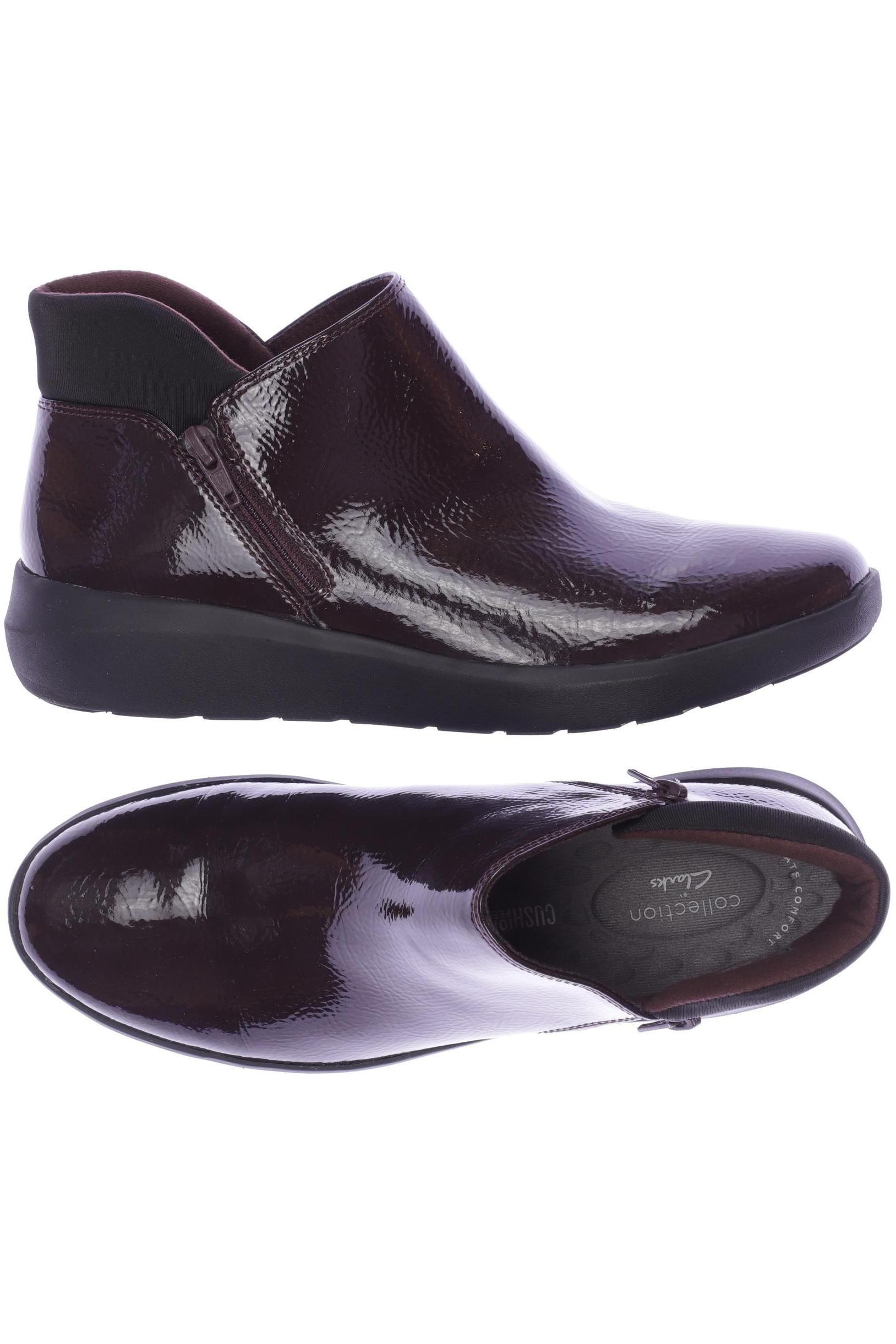 

Clarks Damen Stiefelette, bordeaux, Gr. 40