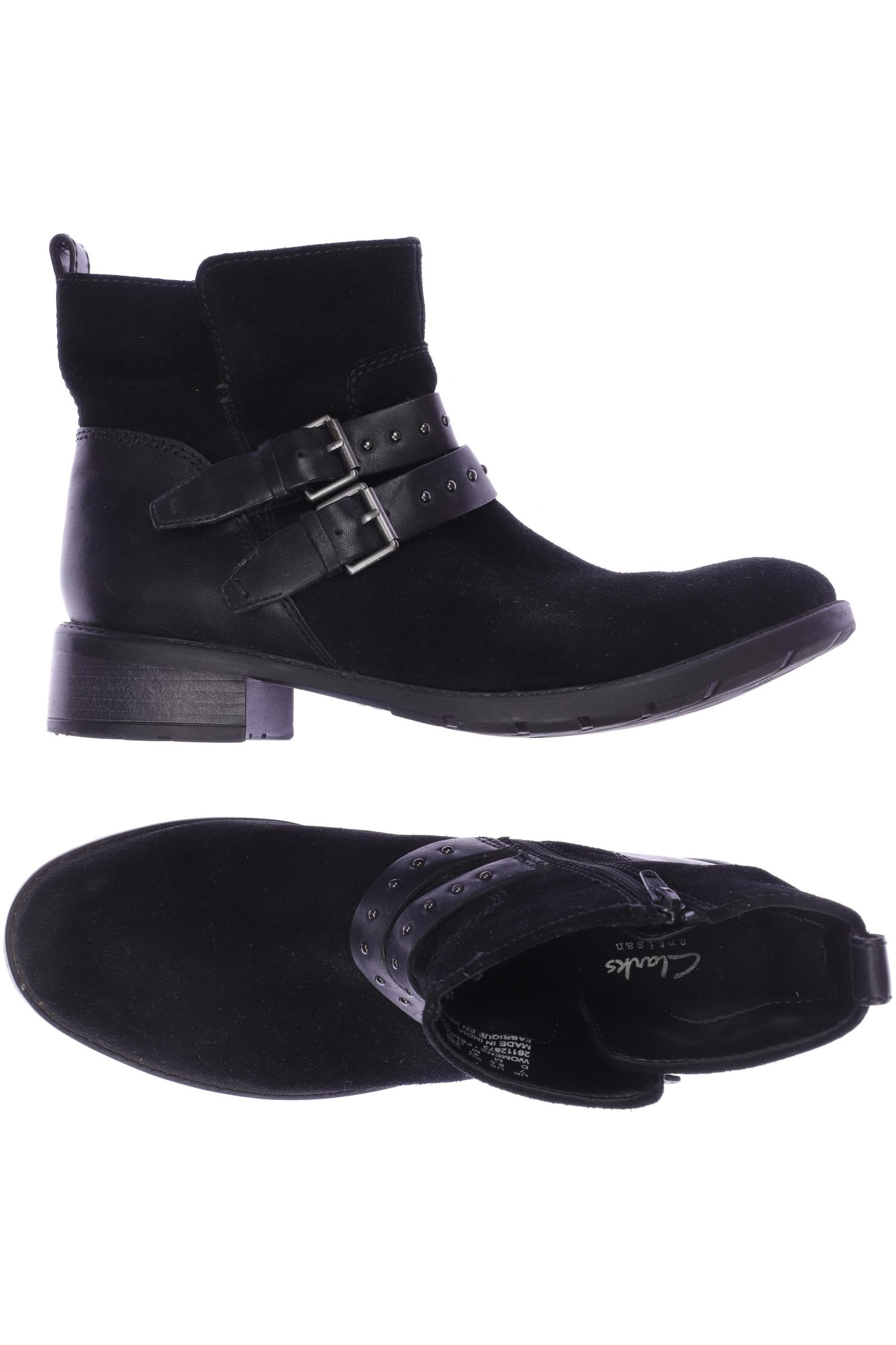 

Clarks Damen Stiefelette, schwarz, Gr. 41