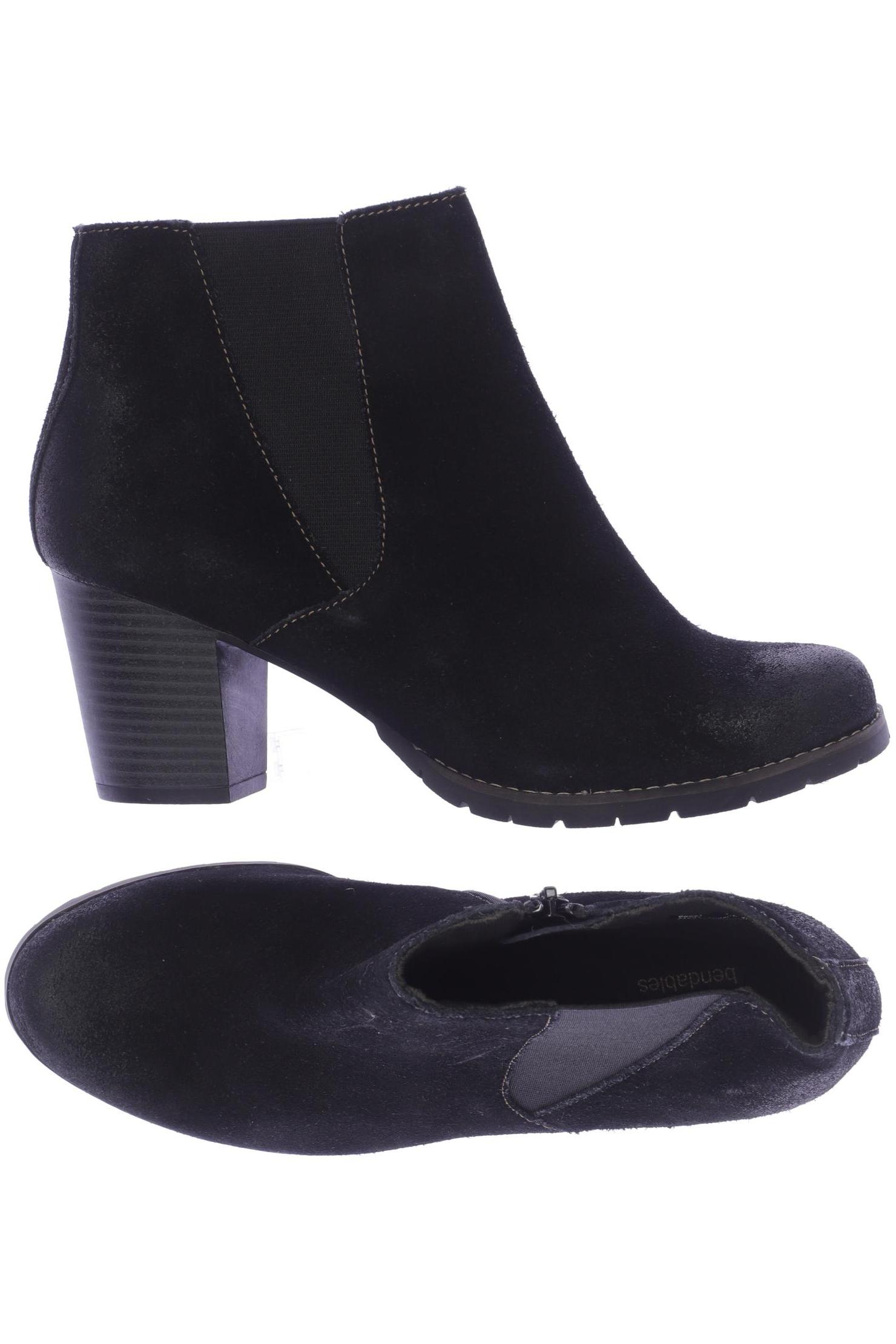 

Clarks Damen Stiefelette, schwarz, Gr. 9.5