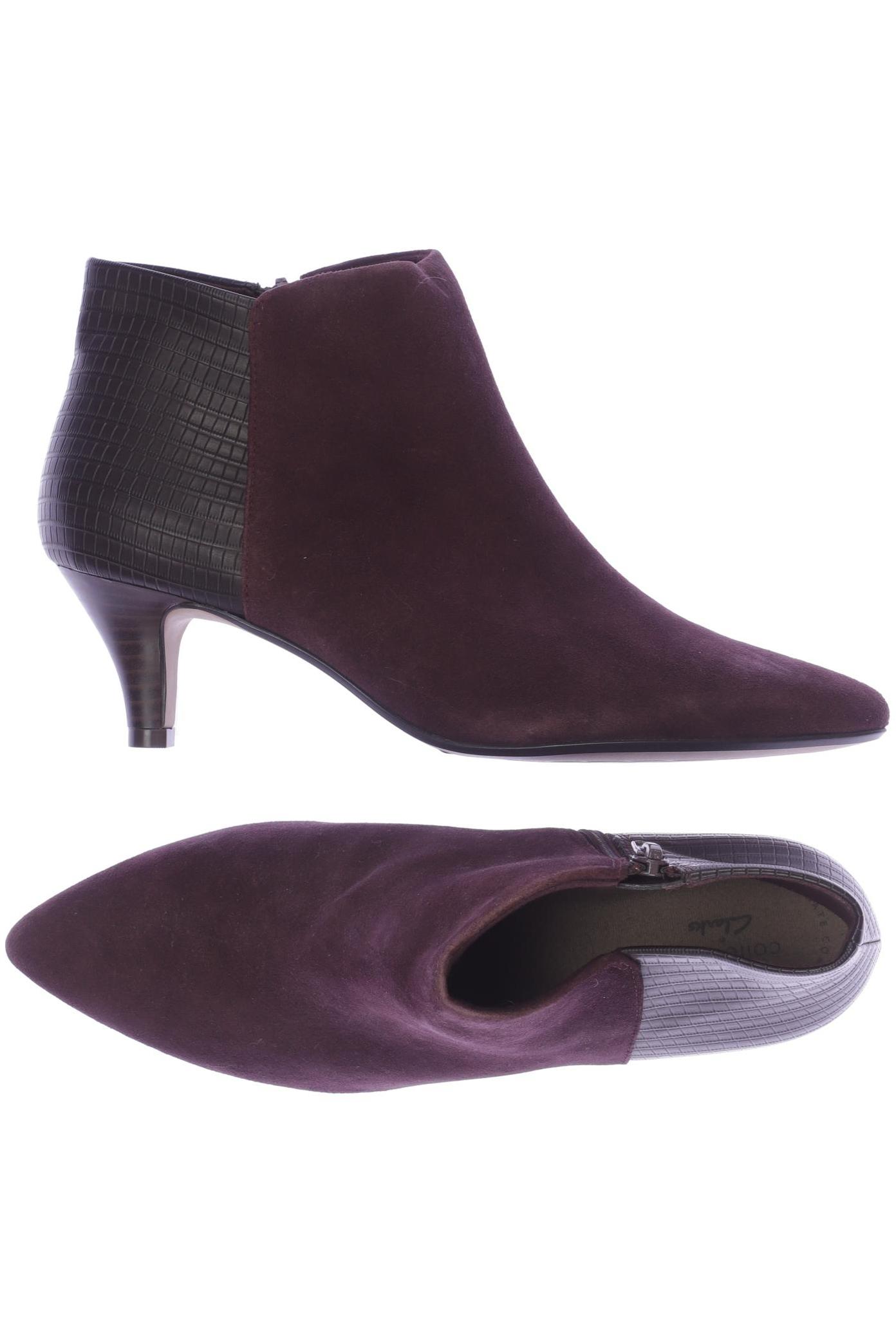 

Clarks Damen Stiefelette, bordeaux, Gr. 39
