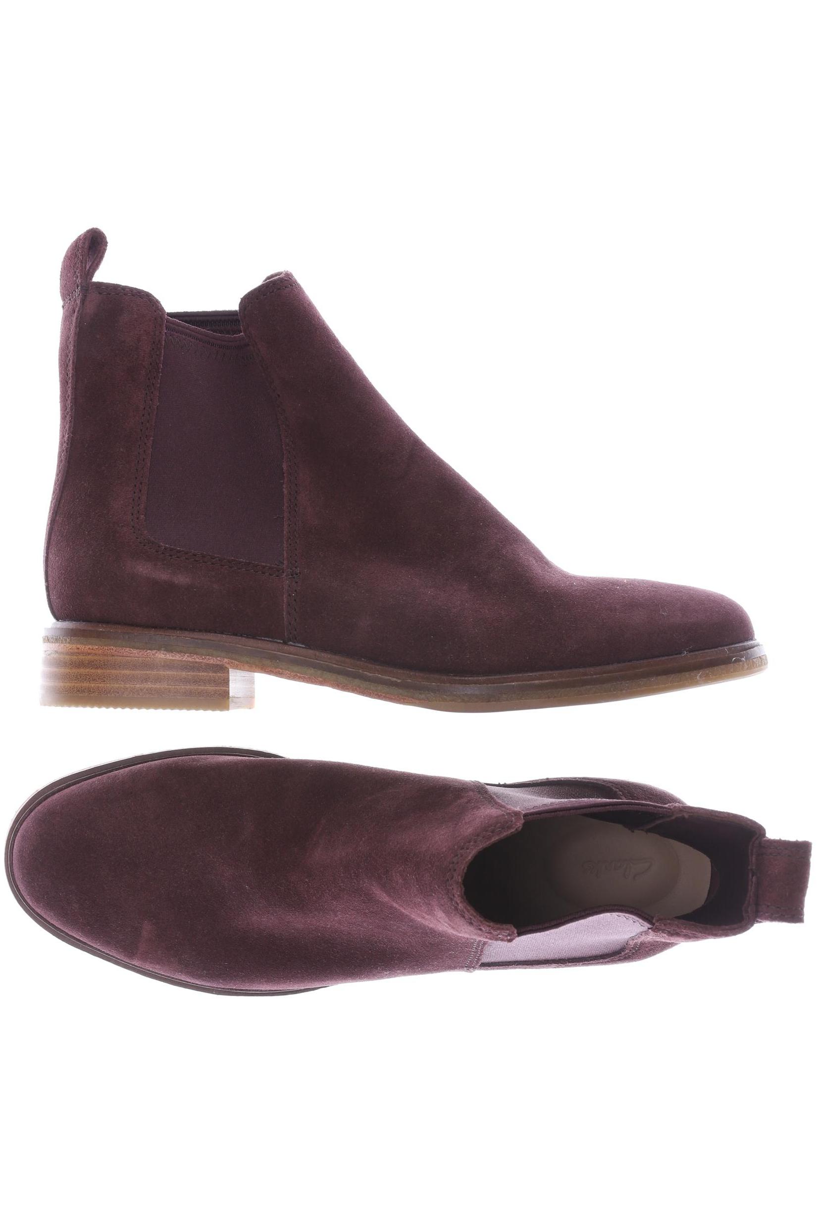 

Clarks Damen Stiefelette, bordeaux, Gr. 39