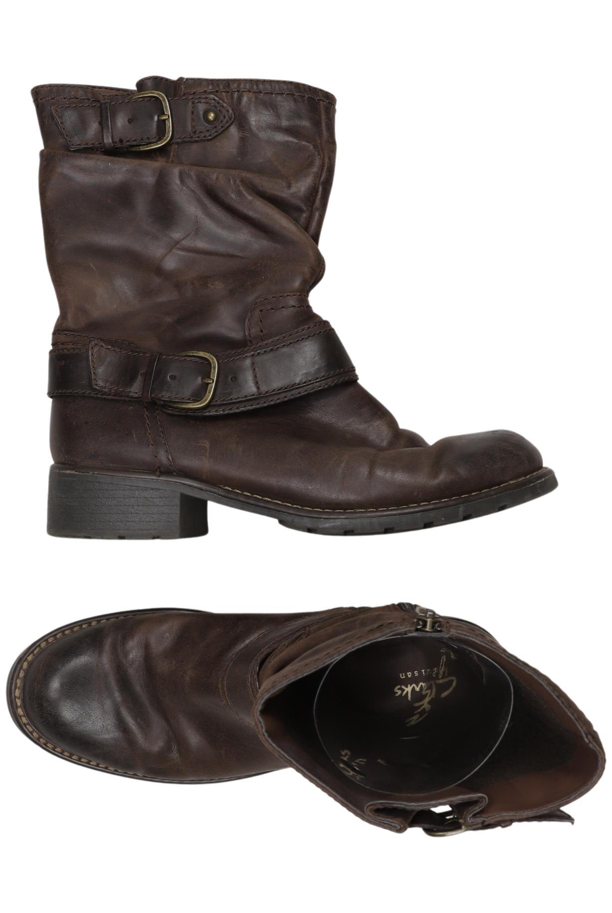 

Clarks Damen Stiefelette, braun, Gr. 5.5