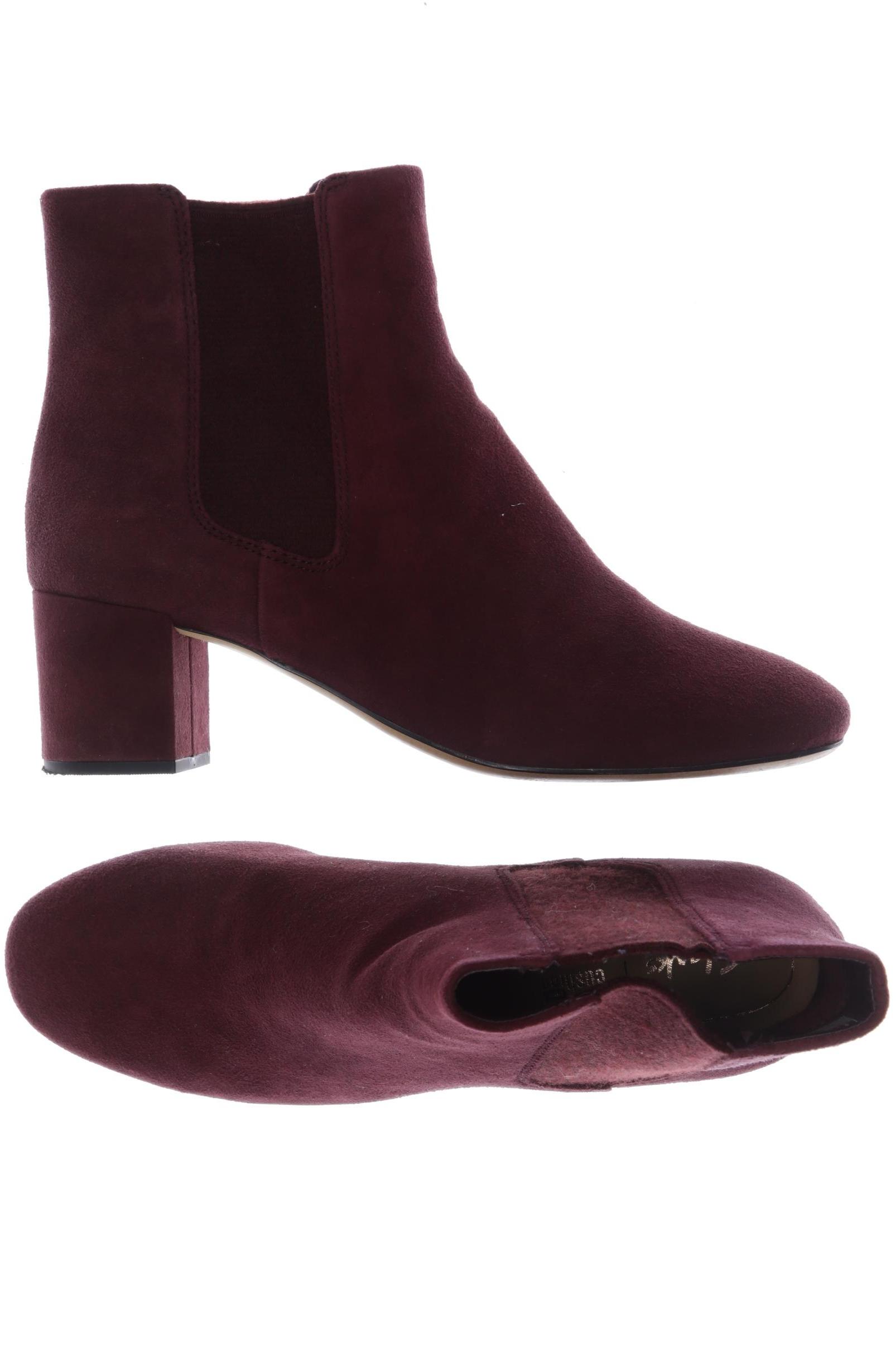 

Clarks Damen Stiefelette, bordeaux, Gr. 38