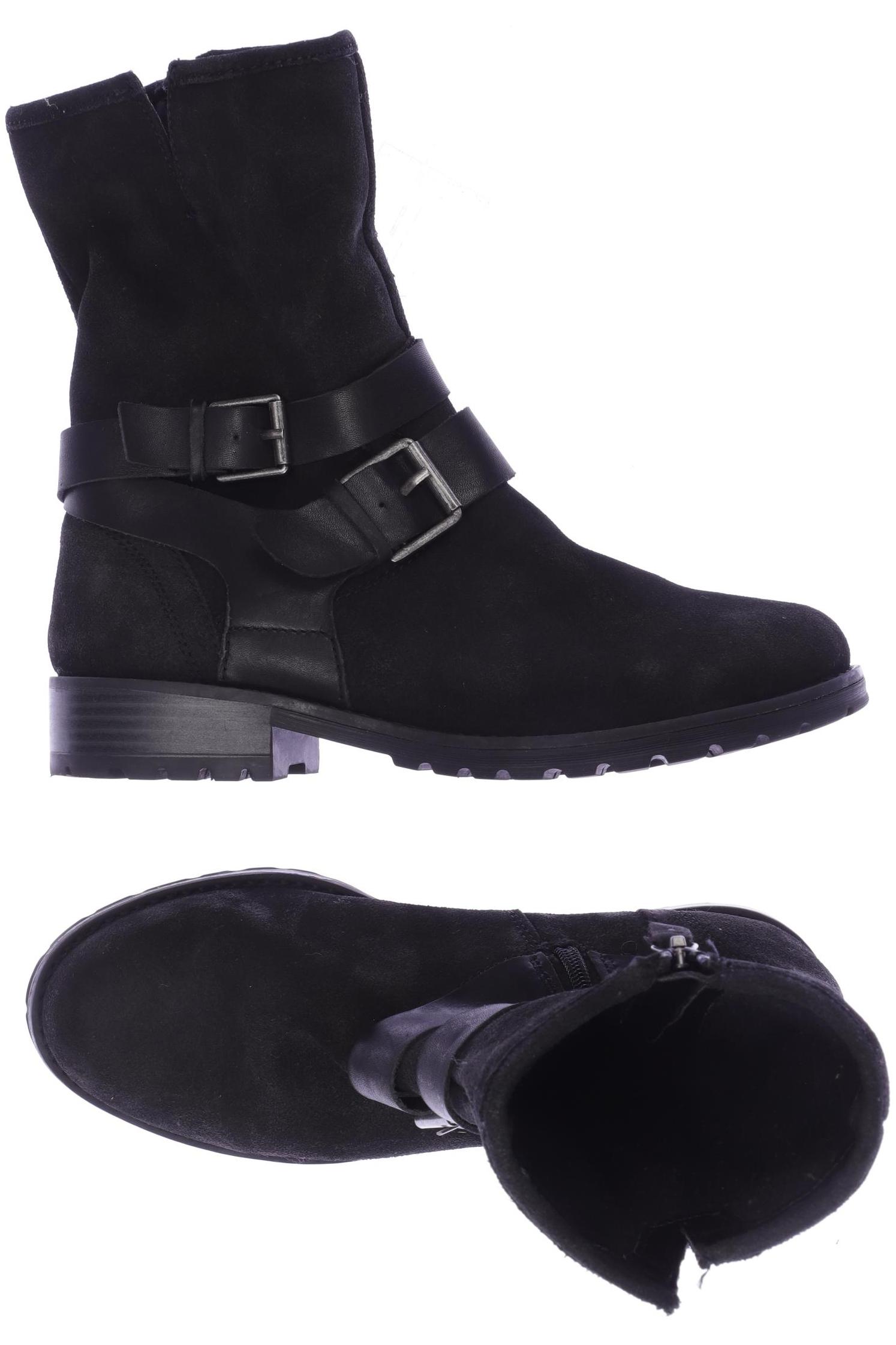

Clarks Damen Stiefelette, schwarz, Gr. 37.5