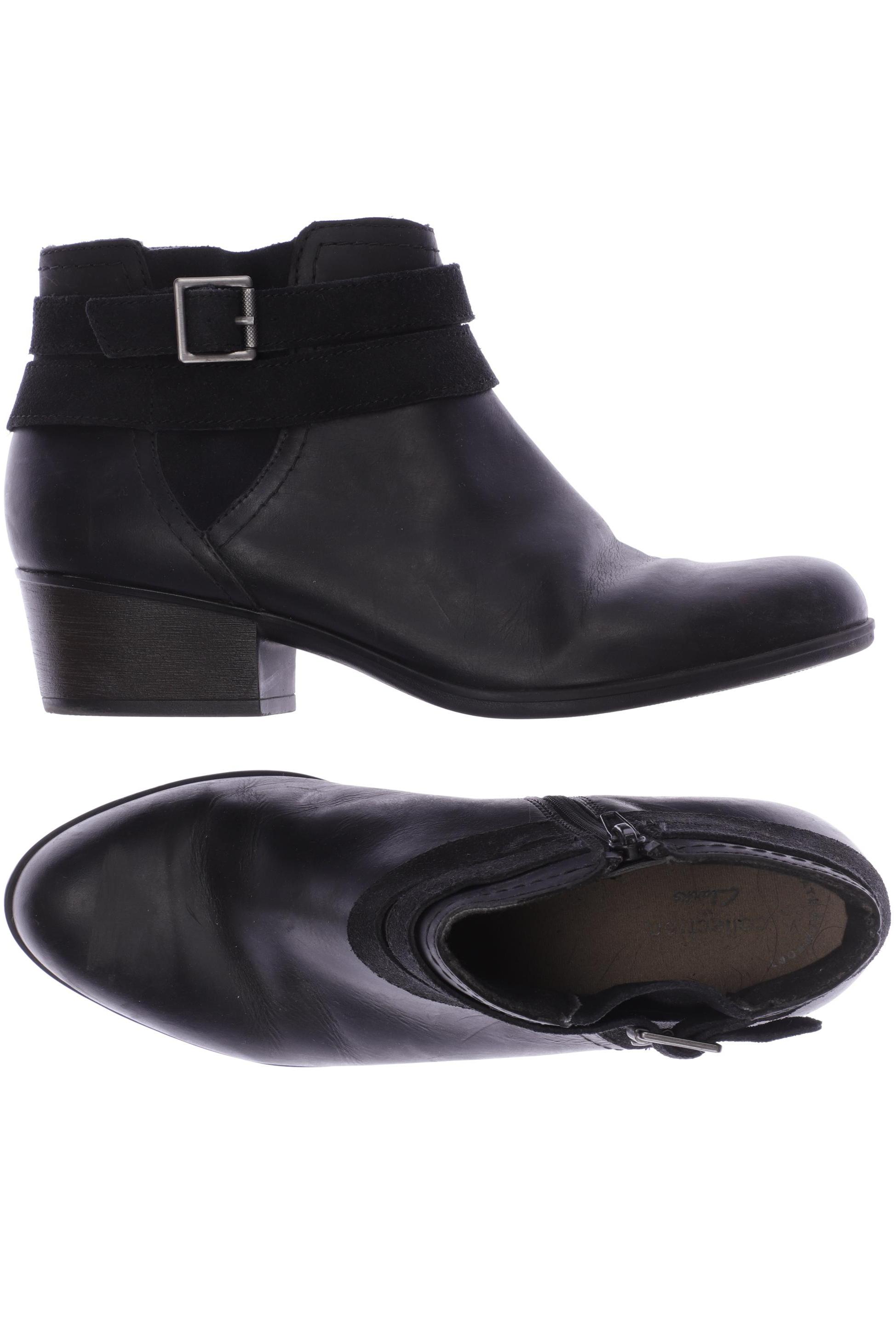 

Clarks Damen Stiefelette, schwarz, Gr. 39