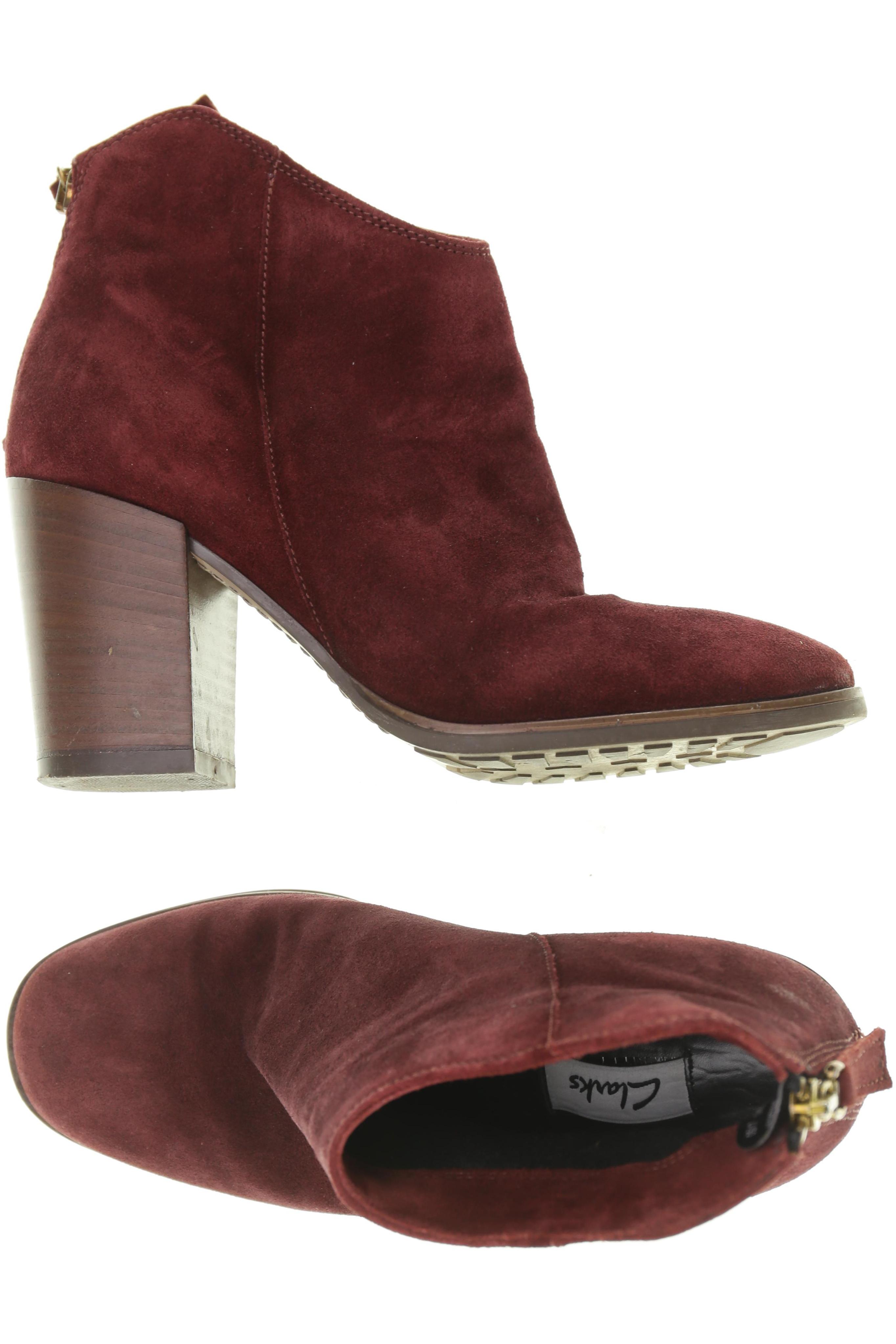 

Clarks Damen Stiefelette, rot, Gr. 35.5