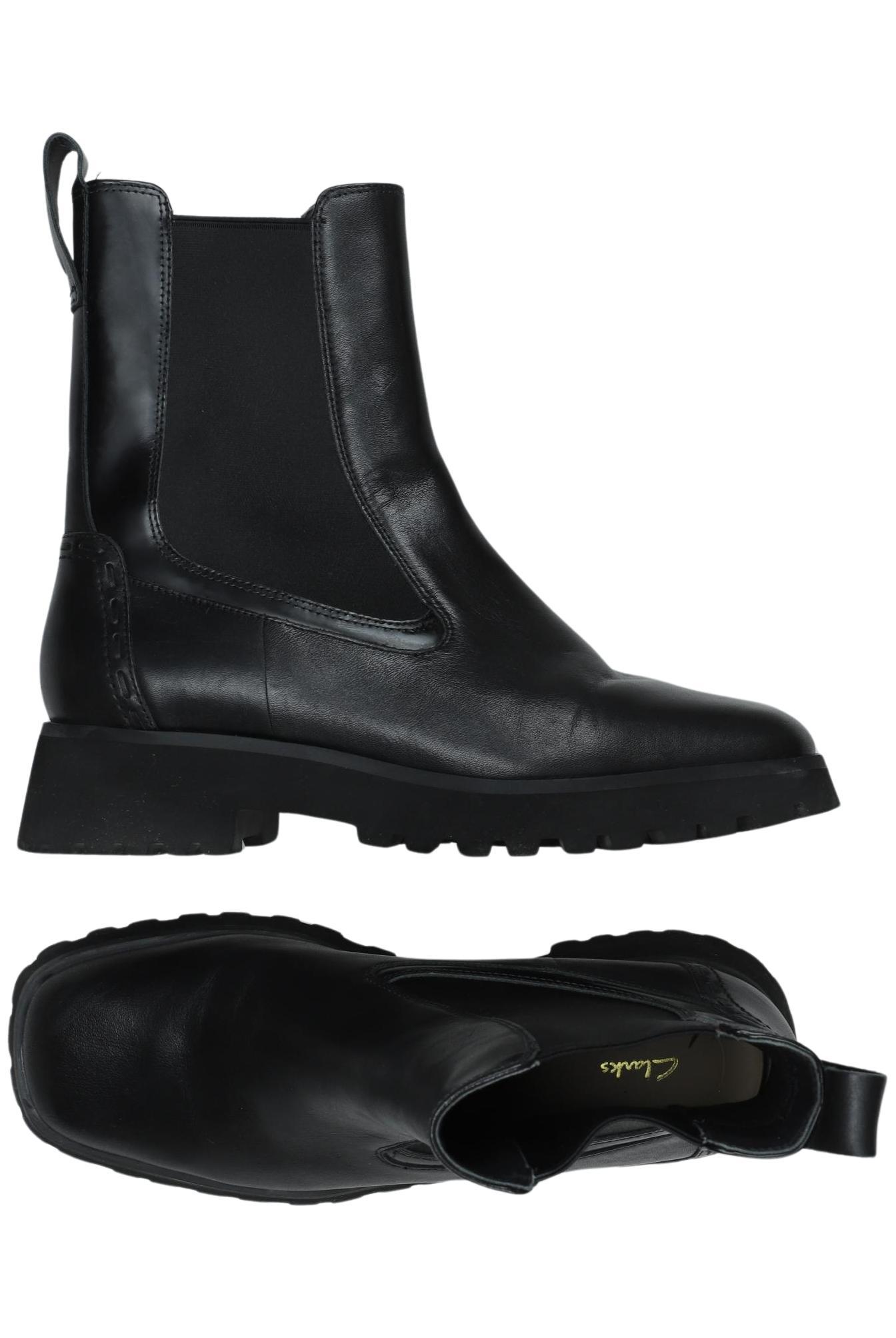 

Clarks Damen Stiefelette, schwarz, Gr. 41.5