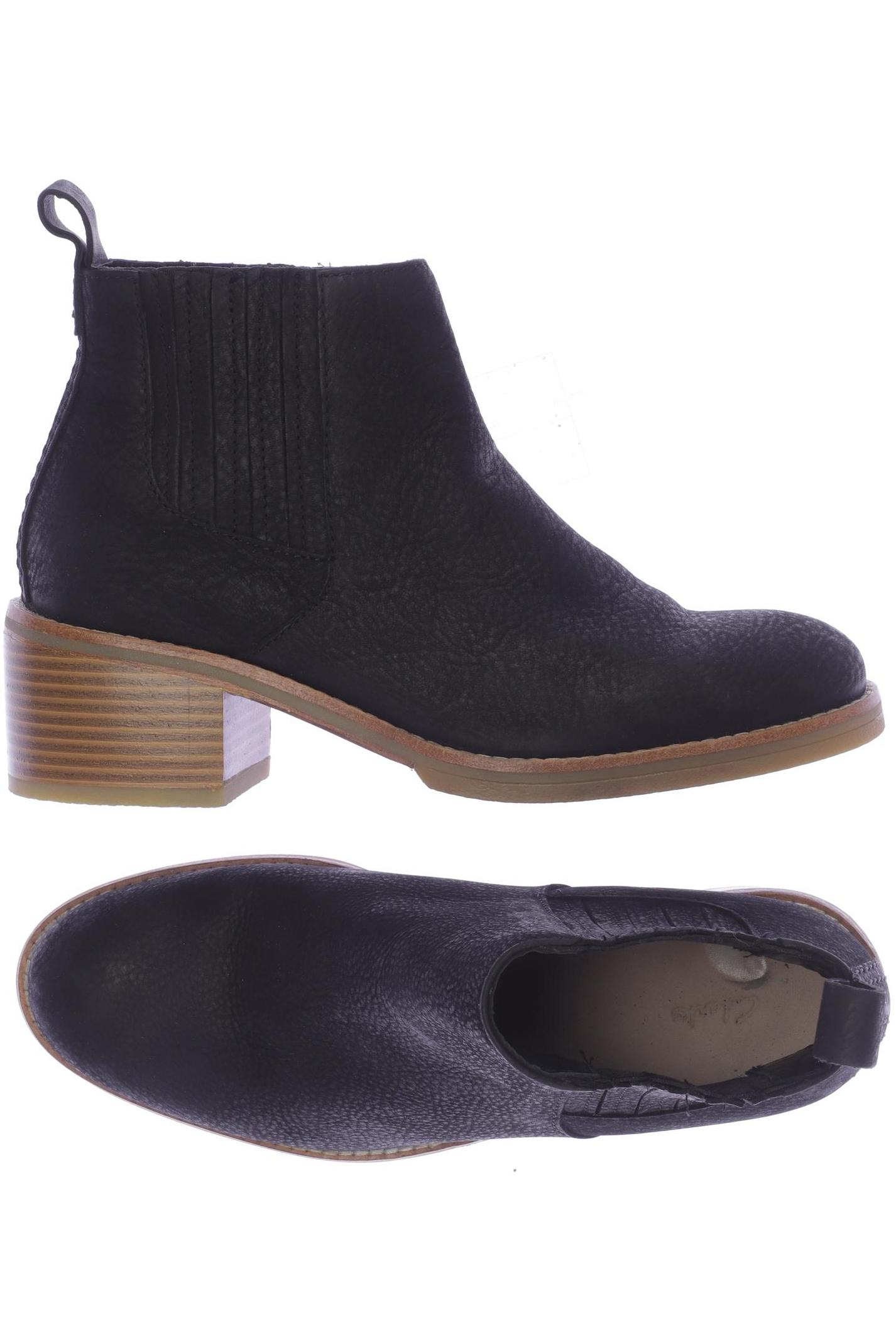 

Clarks Damen Stiefelette, schwarz, Gr. 37.5