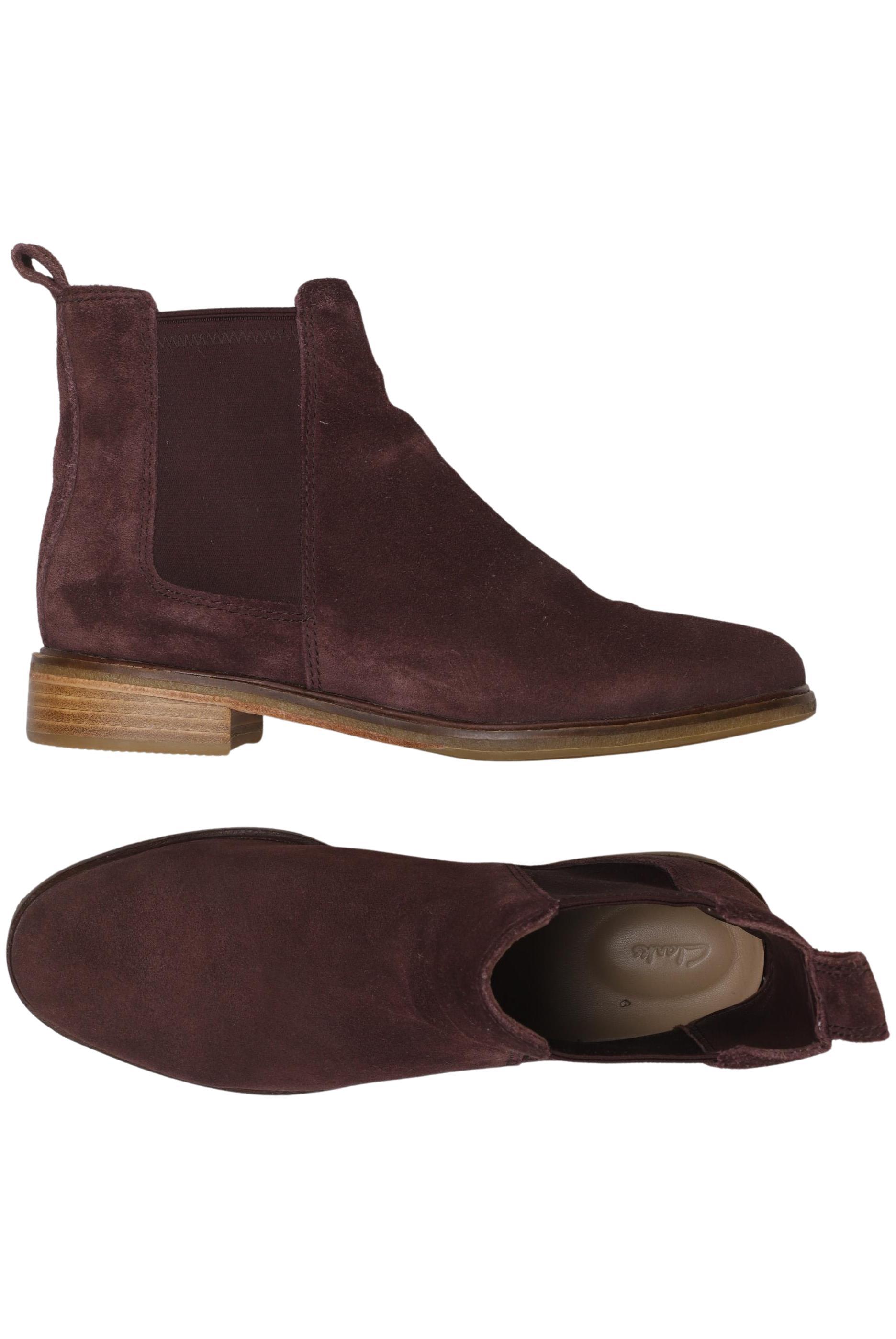 

Clarks Damen Stiefelette, bordeaux, Gr. 40