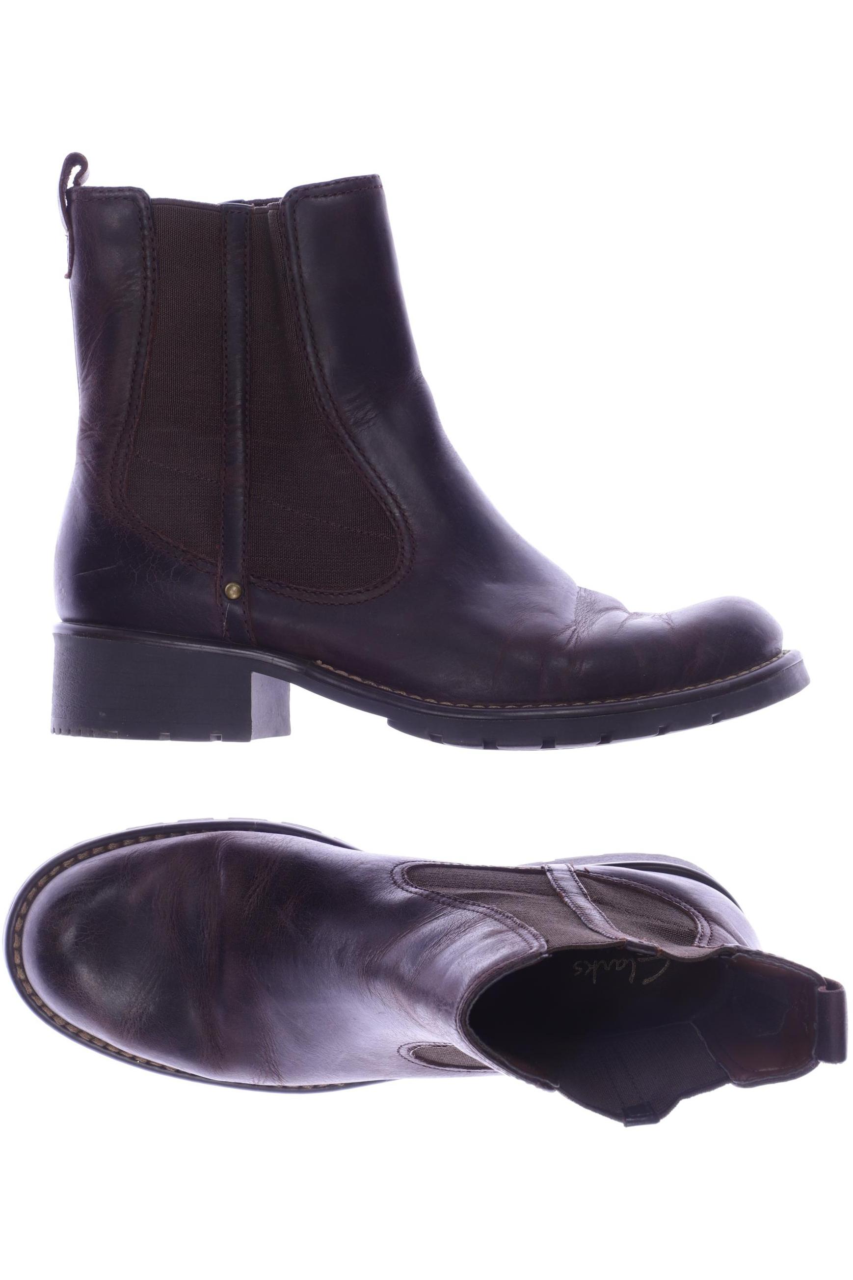 

Clarks Damen Stiefelette, bordeaux, Gr. 38