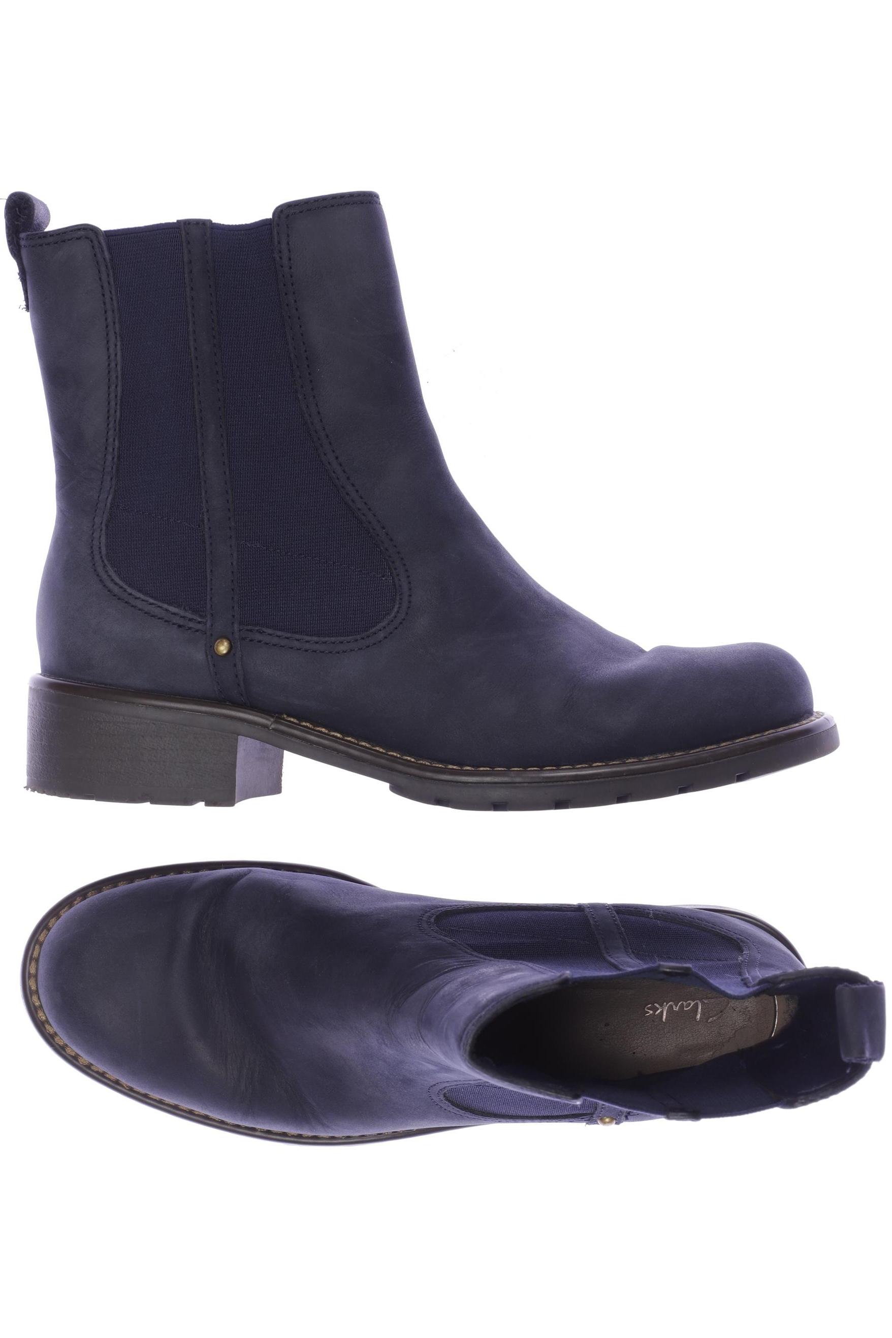 

Clarks Damen Stiefelette, marineblau, Gr. 39.5