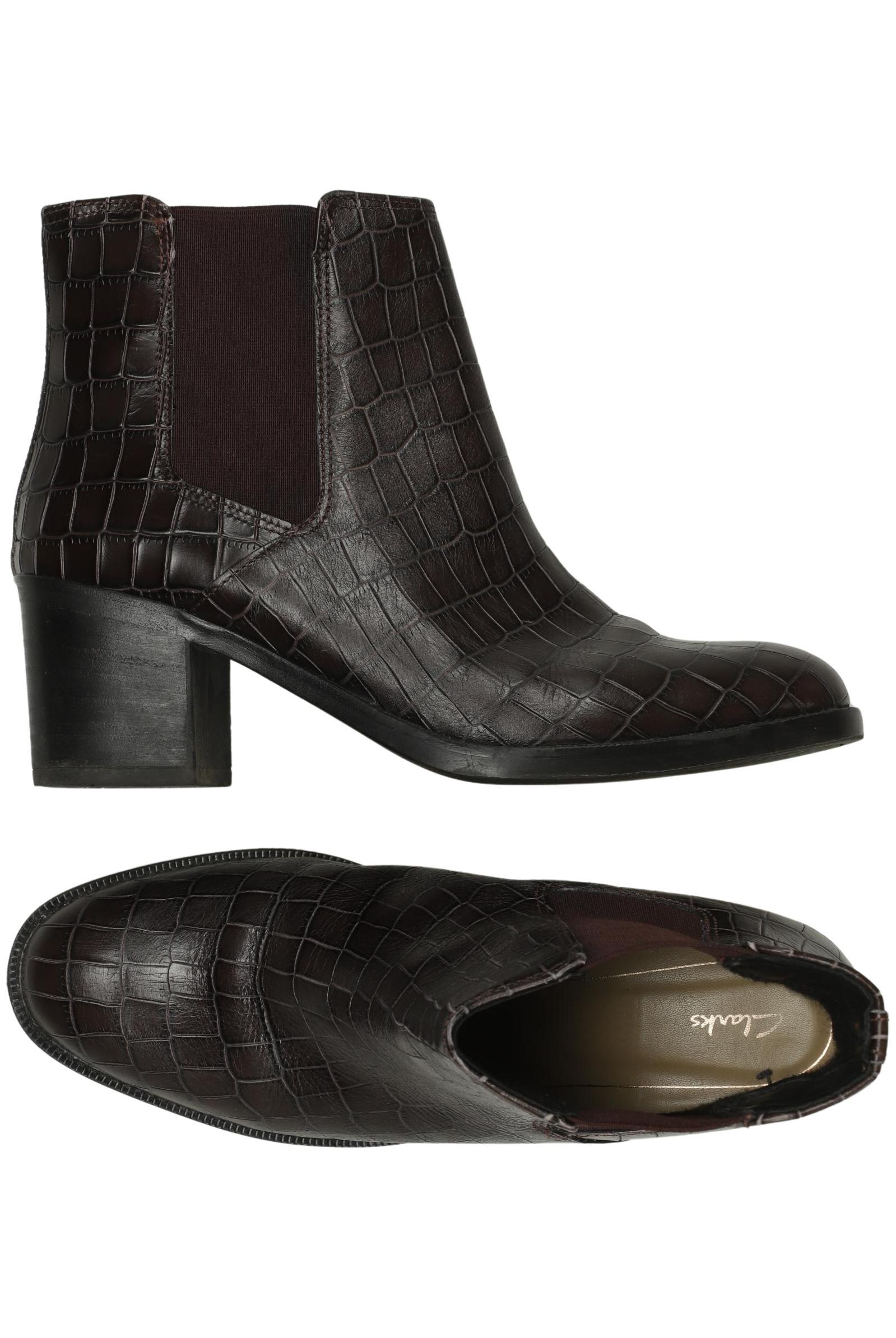 

Clarks Damen Stiefelette, bordeaux, Gr. 42