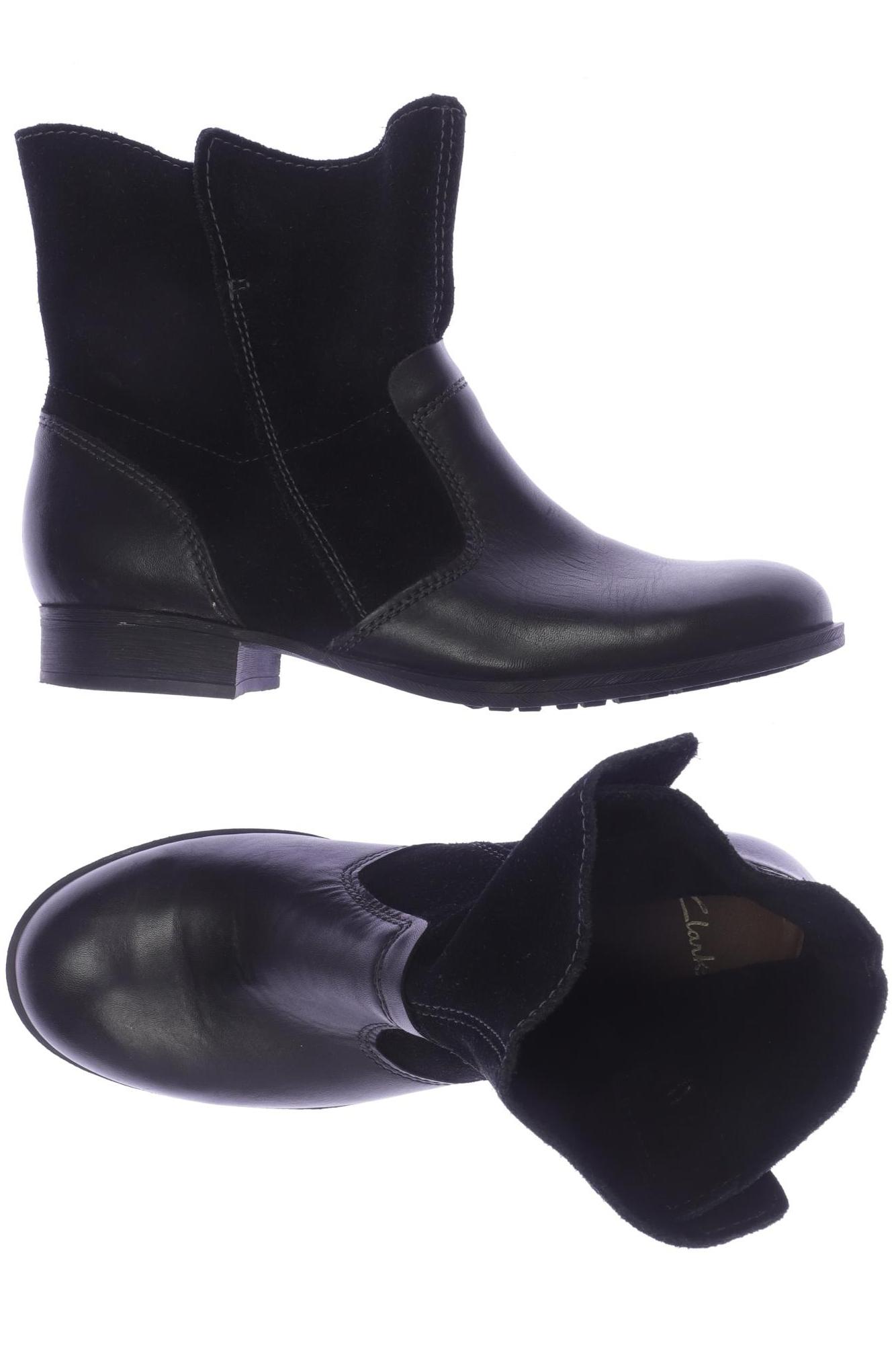 

Clarks Damen Stiefelette, schwarz, Gr. 5.5