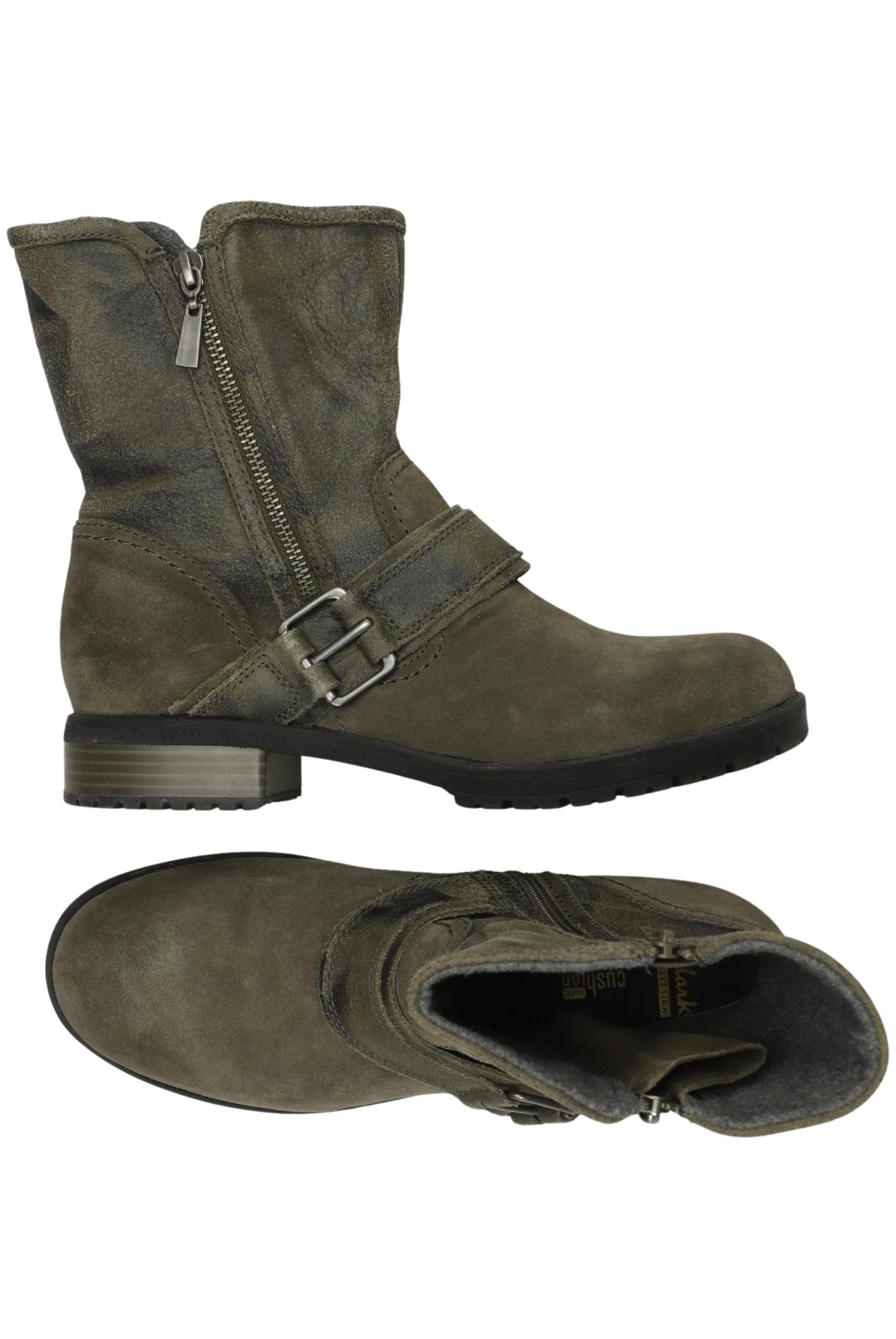 Thumbnail - Clarks Damen Stiefelette, grün, Gr. 39.5