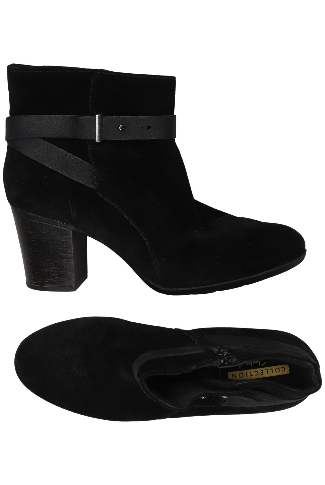 

Clarks Damen Stiefelette, schwarz, Gr. 41.5