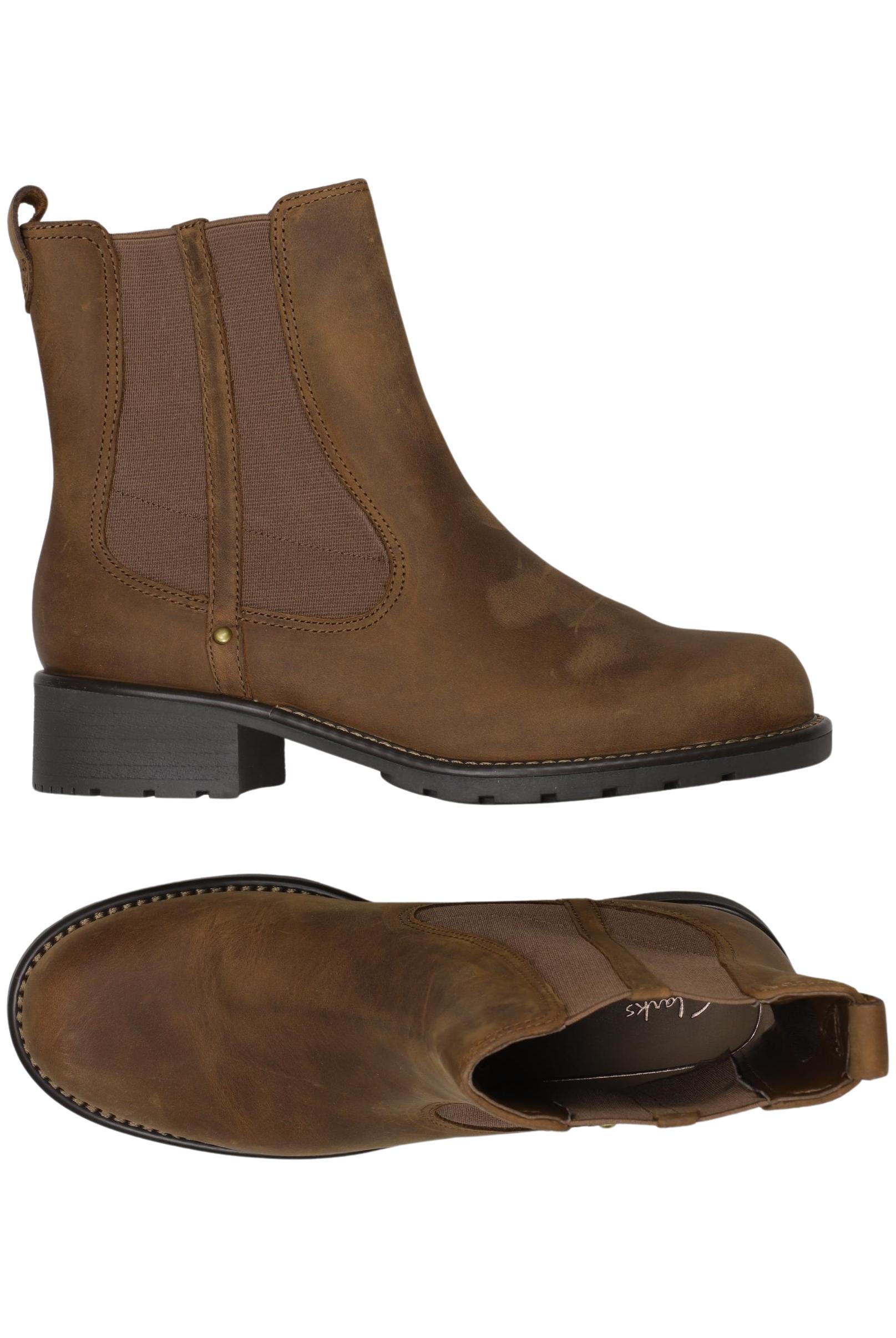 

Clarks Damen Stiefelette, braun, Gr. 38