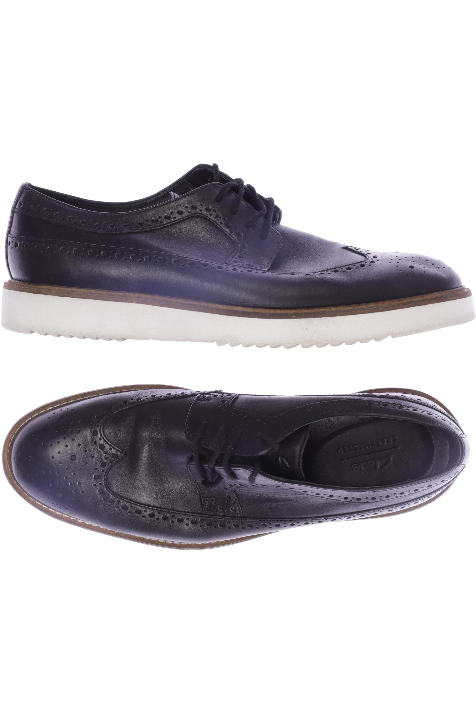 

Clarks Herren Halbschuh, schwarz, Gr. 42.5