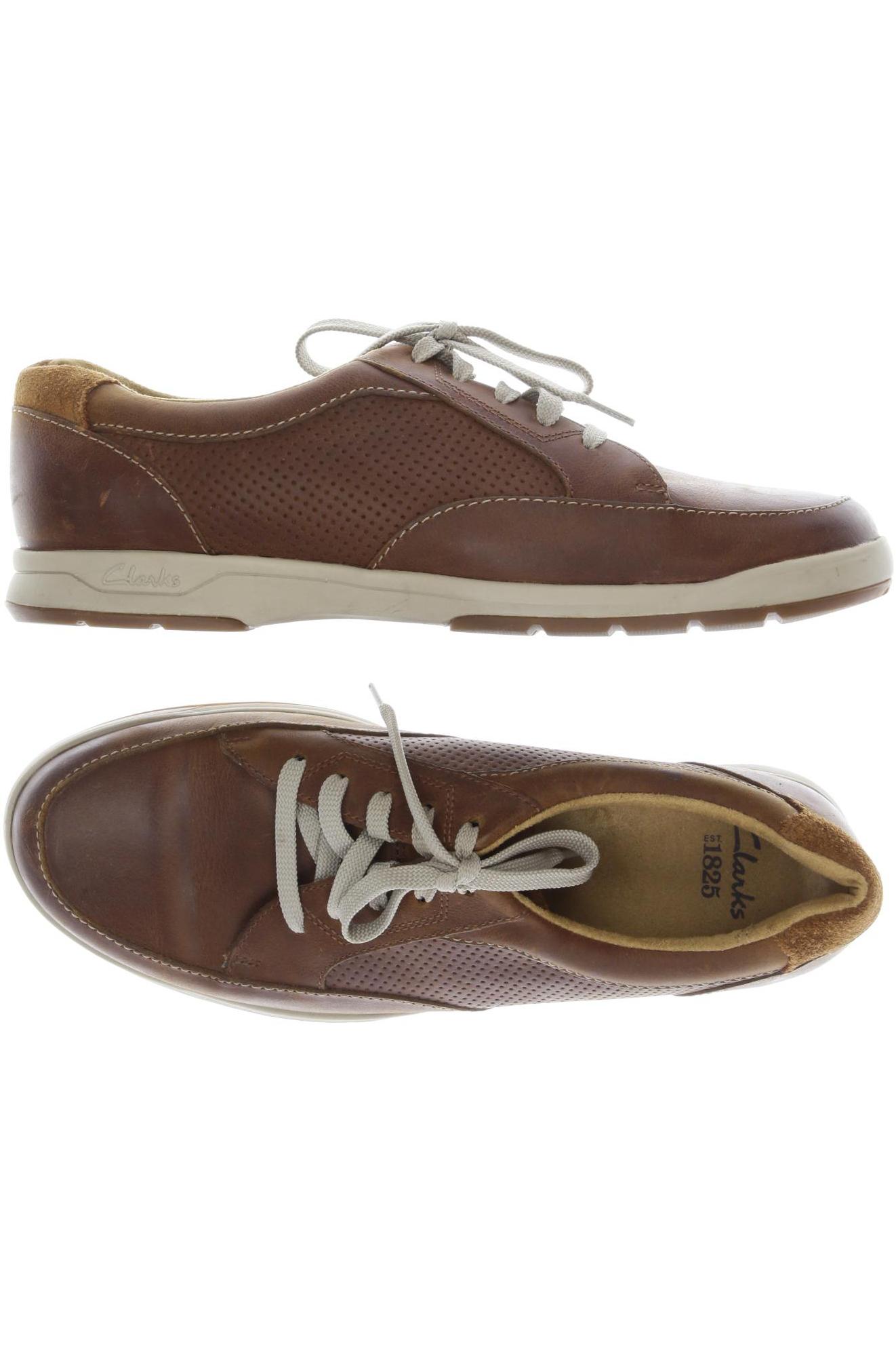 

Clarks Herren Halbschuh, braun, Gr. 42.5