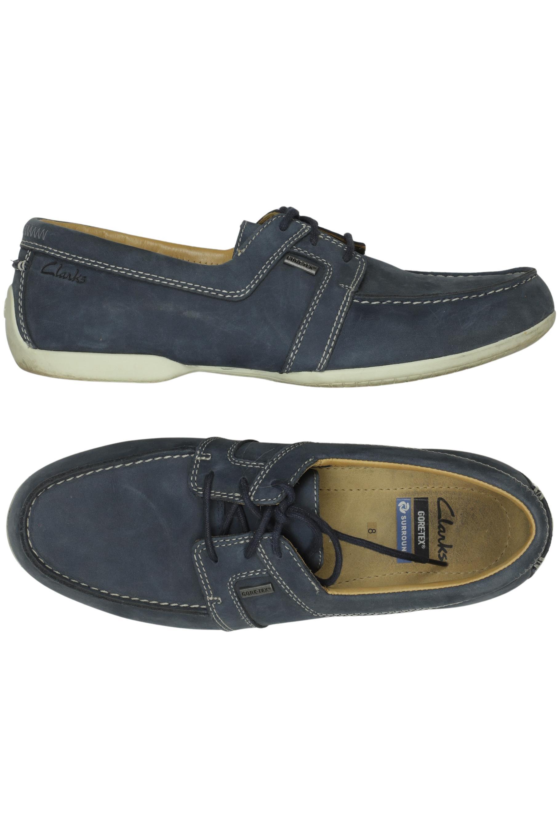 

Clarks Herren Halbschuh, blau, Gr. 8
