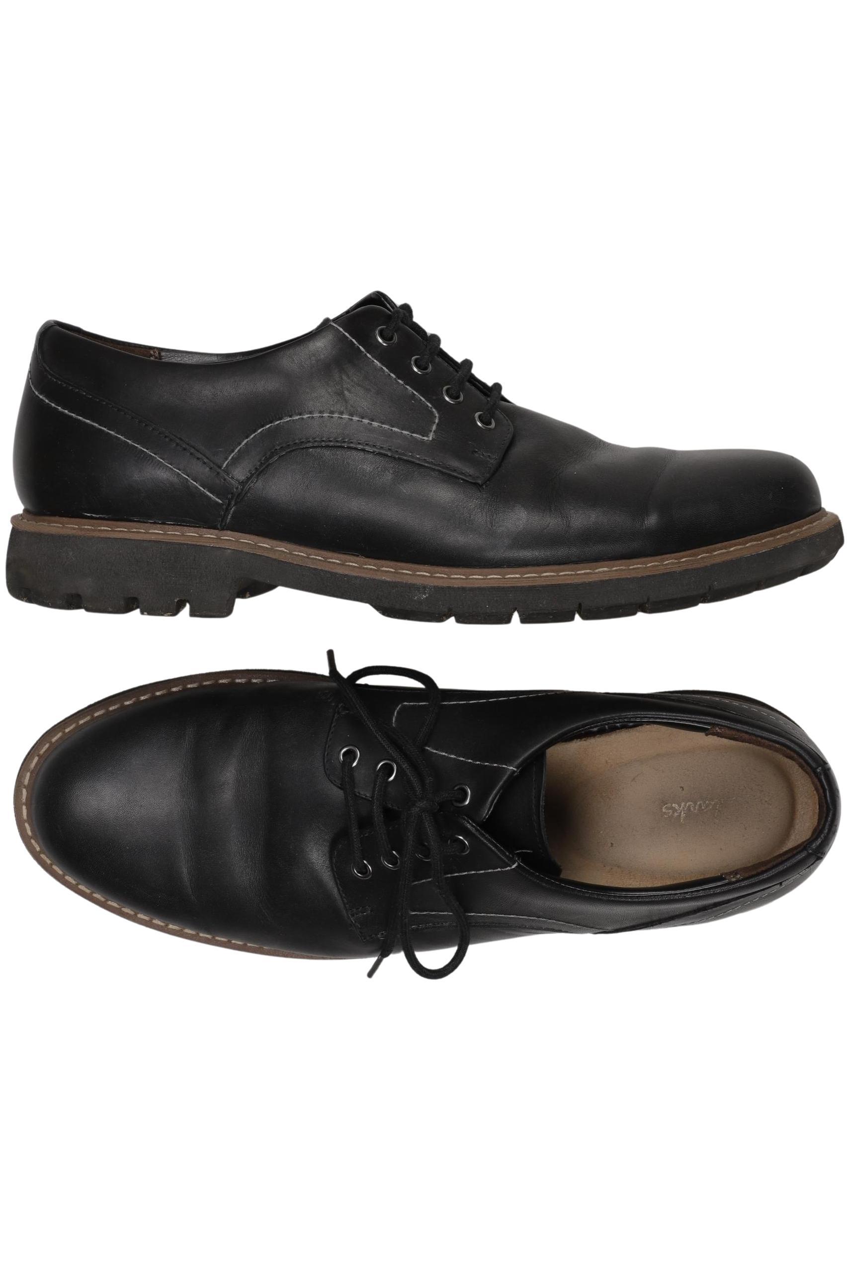 

Clarks Herren Halbschuh, schwarz, Gr. 45
