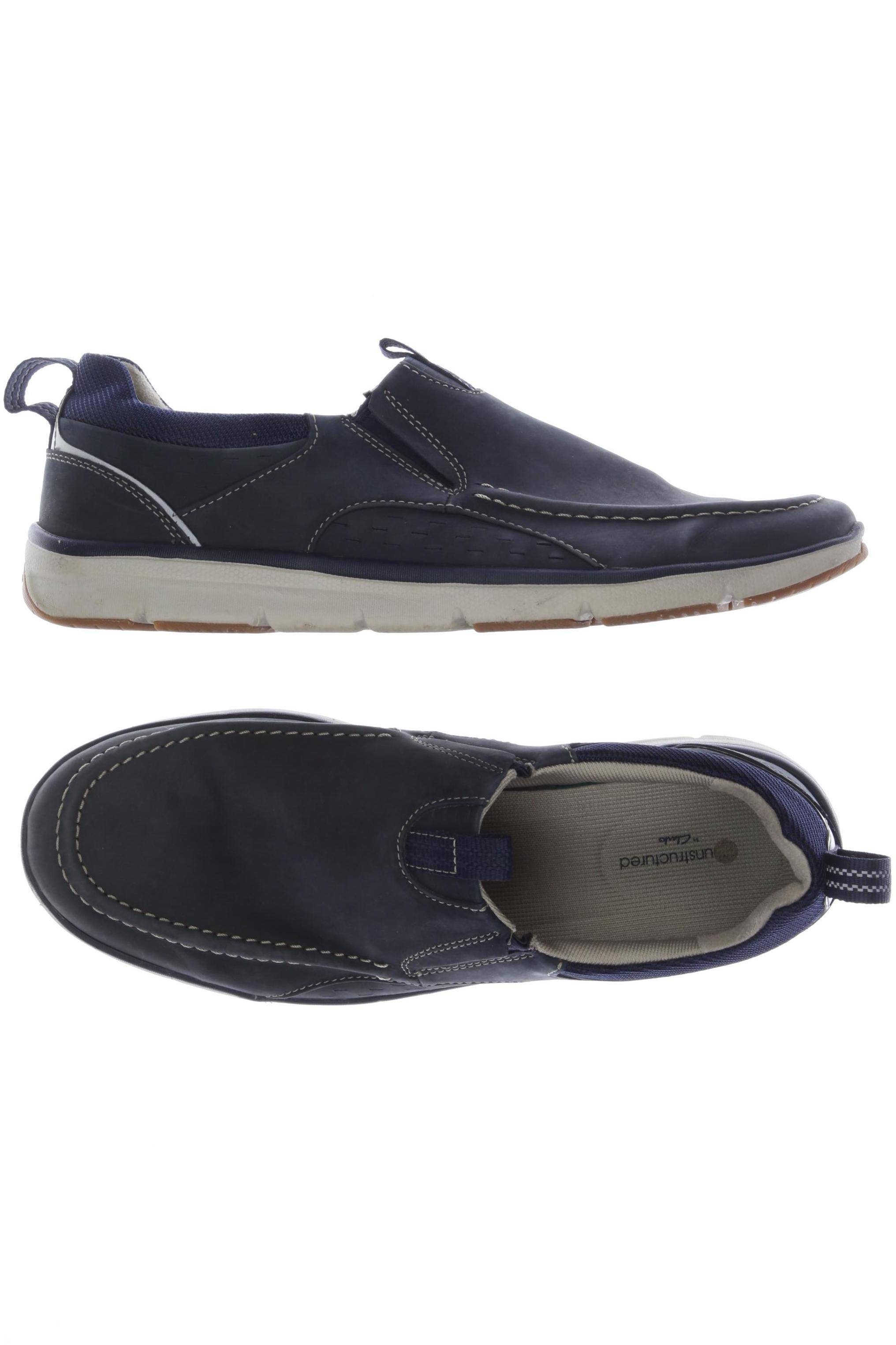 

Clarks Herren Halbschuh, blau, Gr. 44.5