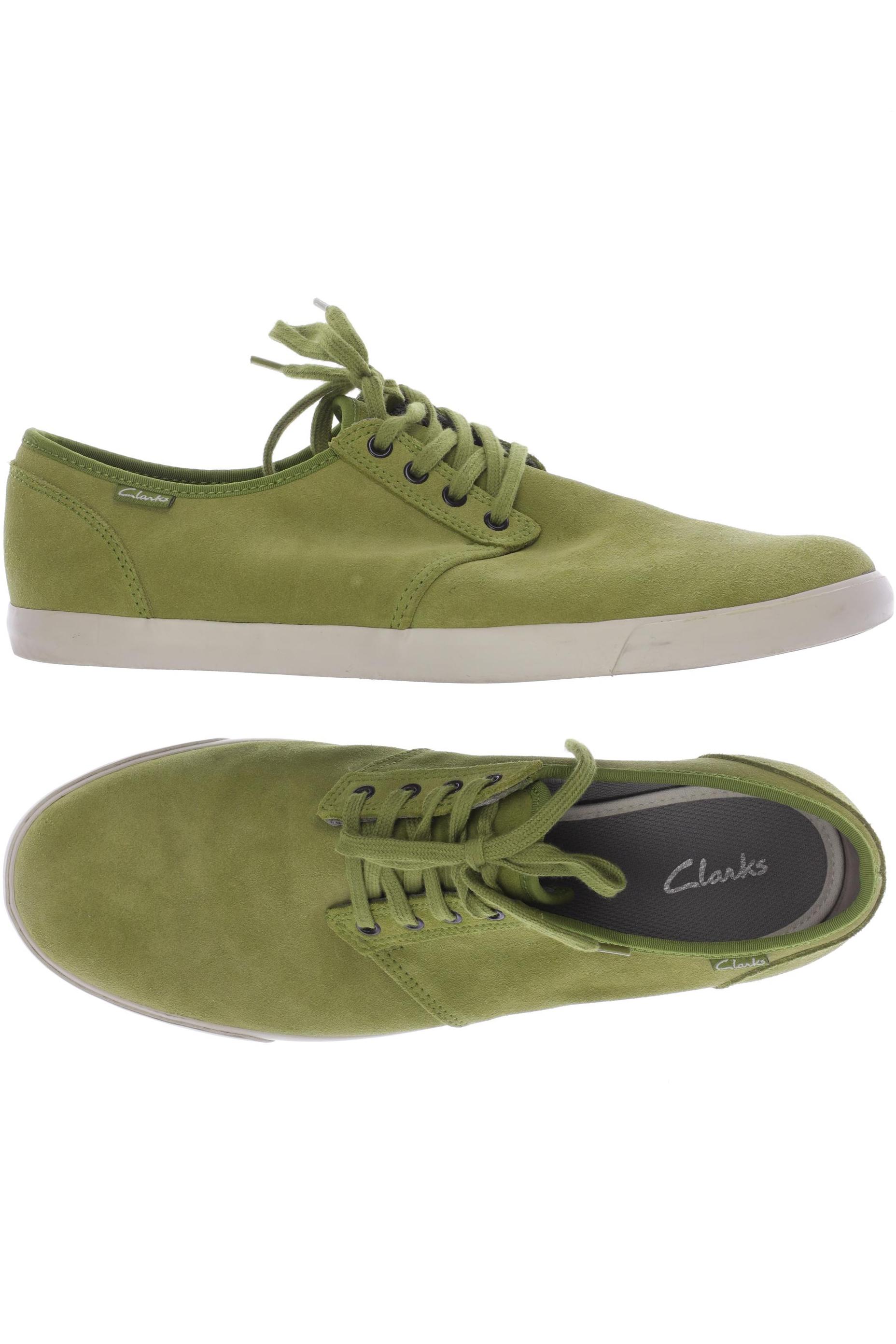 

Clarks Herren Halbschuh, hellgrün, Gr. 10