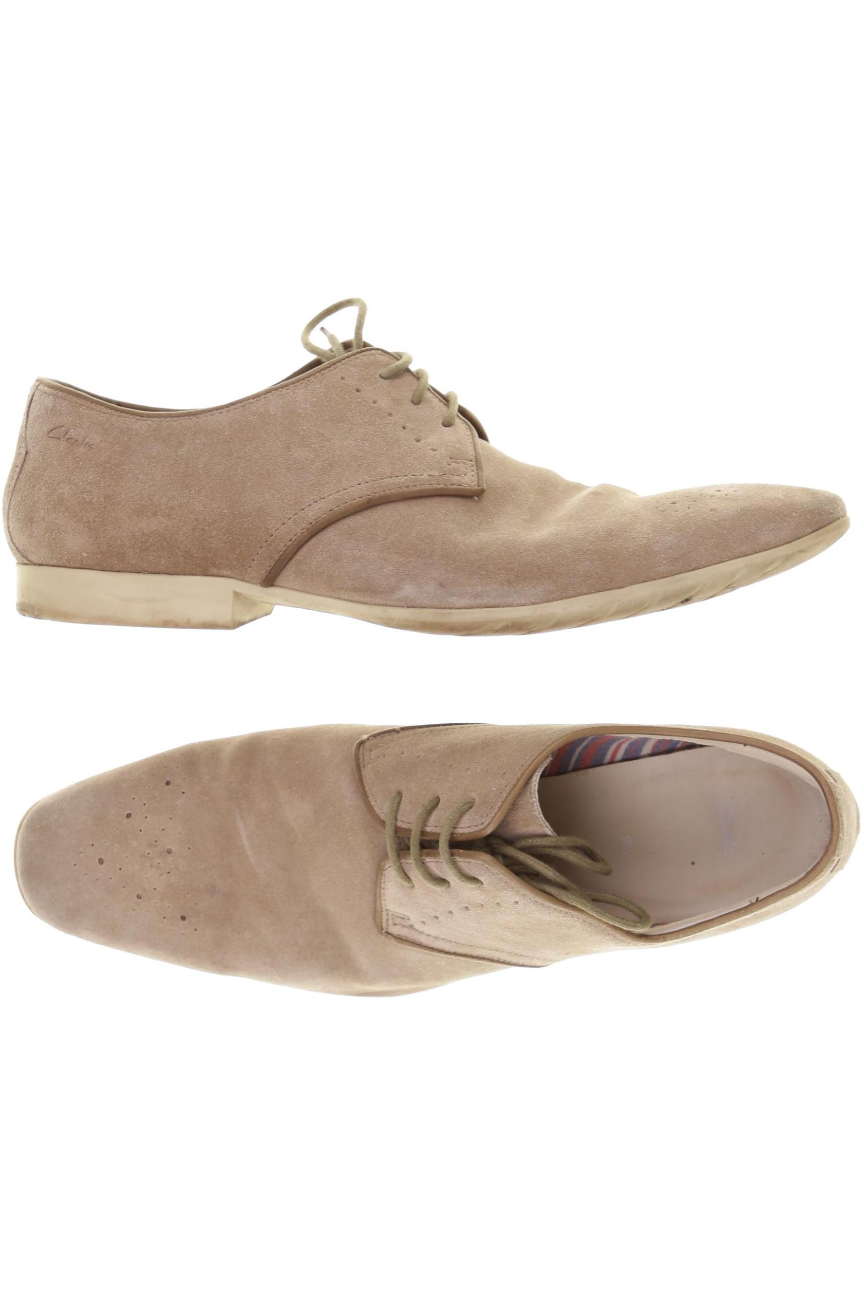 

Clarks Herren Halbschuh, beige, Gr. 9.5