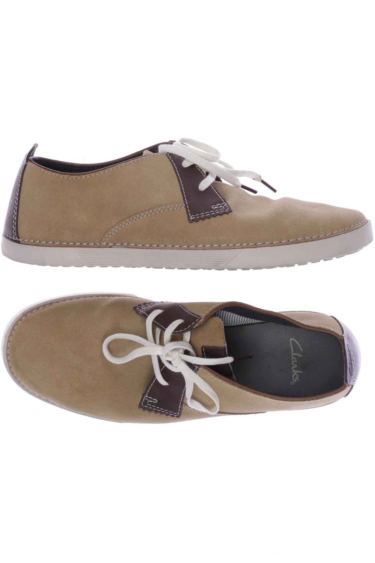 

Clarks Herren Halbschuh, beige, Gr. 9