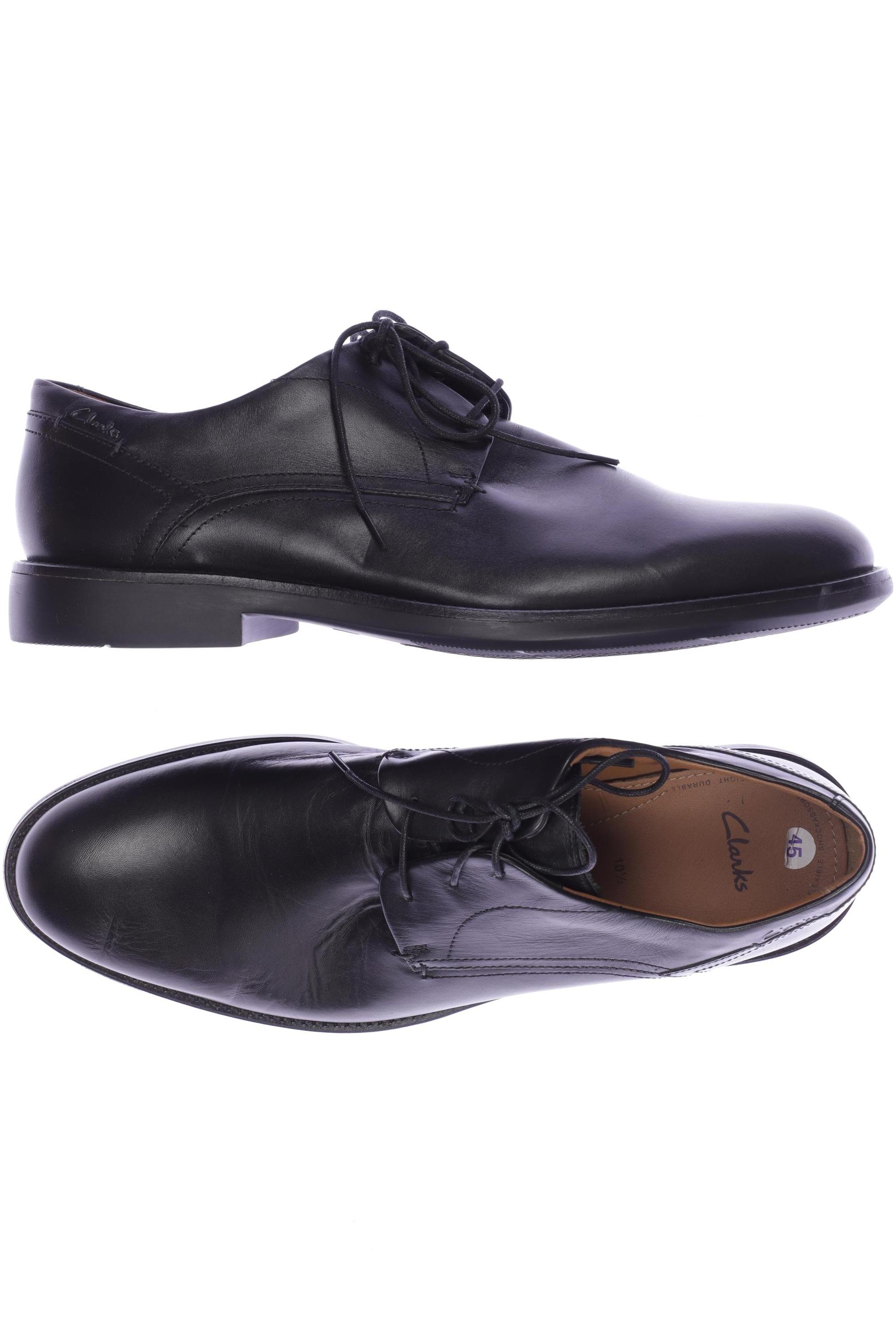 

Clarks Herren Halbschuh, schwarz, Gr. 45
