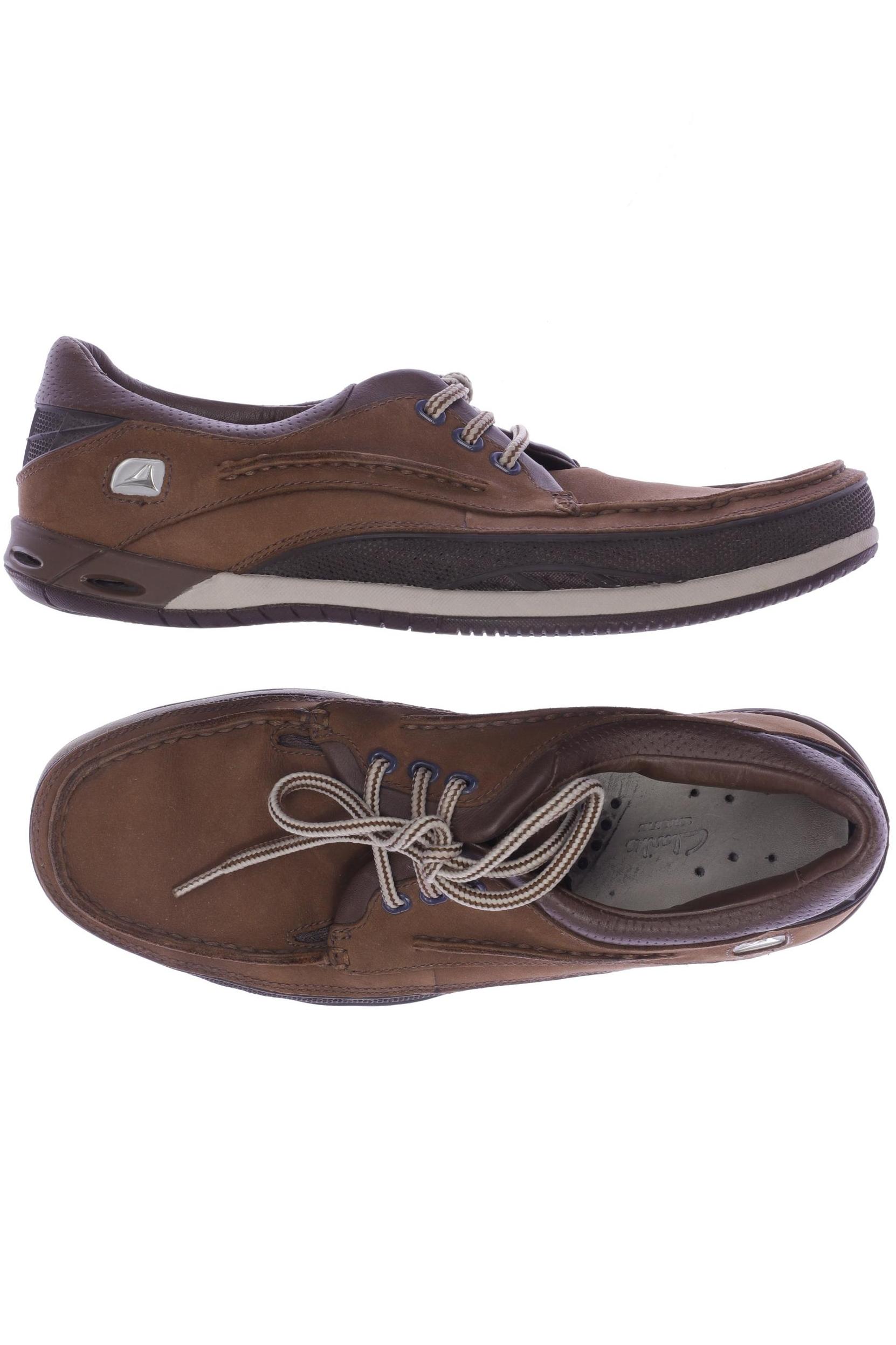 

Clarks Herren Halbschuh, braun, Gr. 7.5