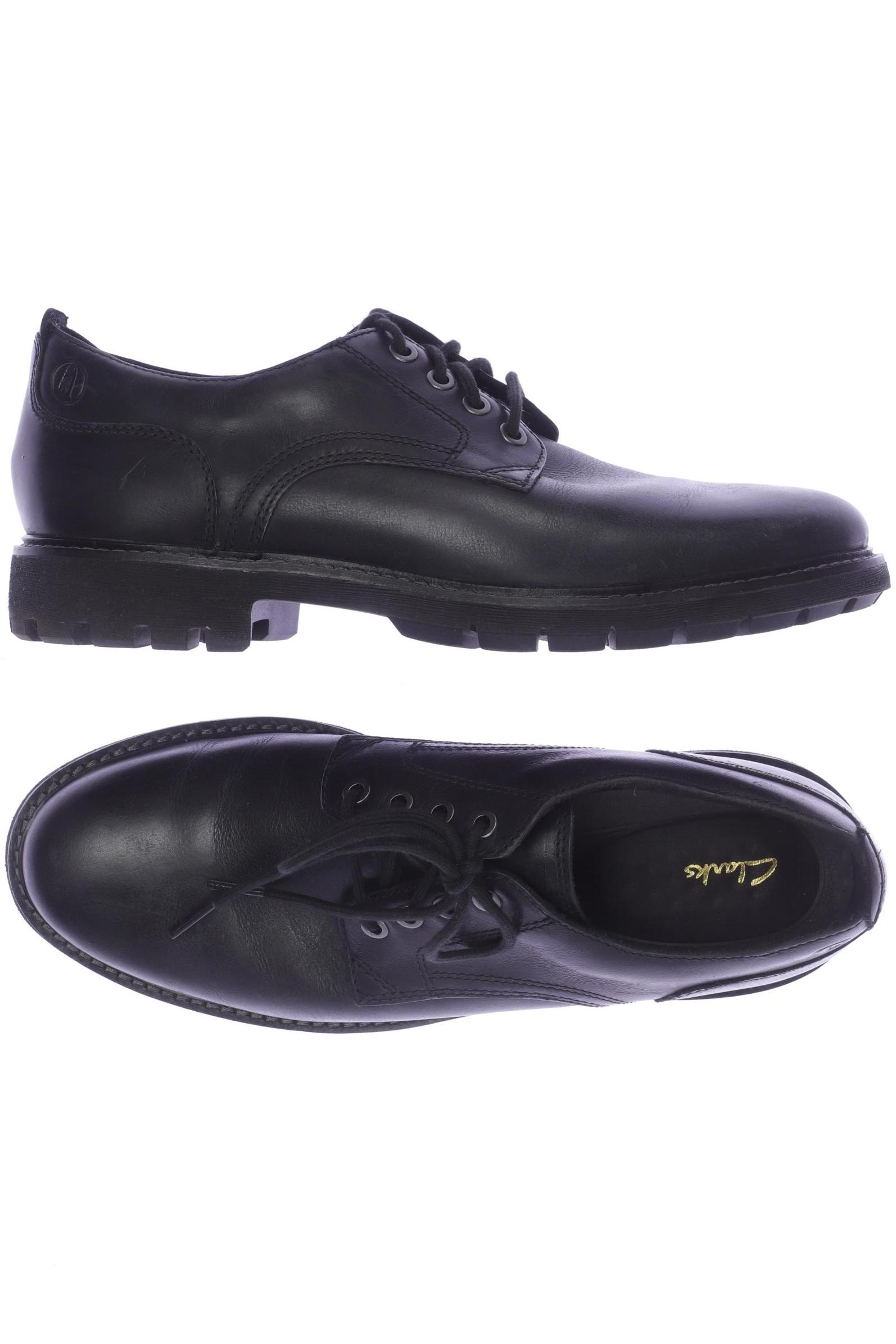 

Clarks Herren Halbschuh, schwarz, Gr. 41.5