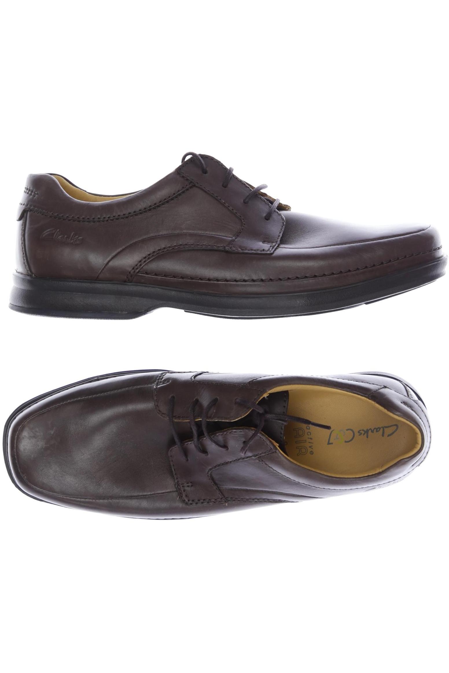 

Clarks Herren Halbschuh, braun, Gr. 8
