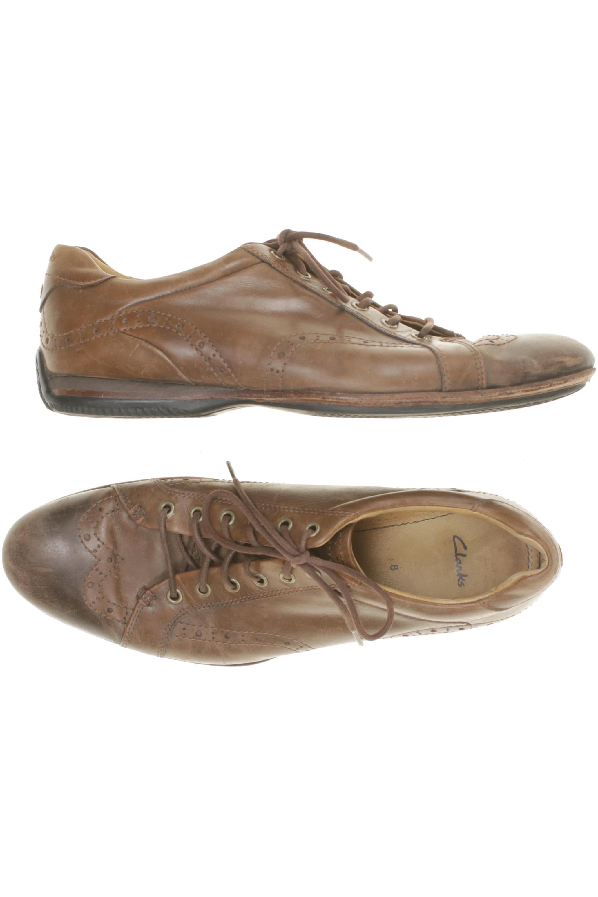 

Clarks Herren Halbschuh, braun, Gr. 8