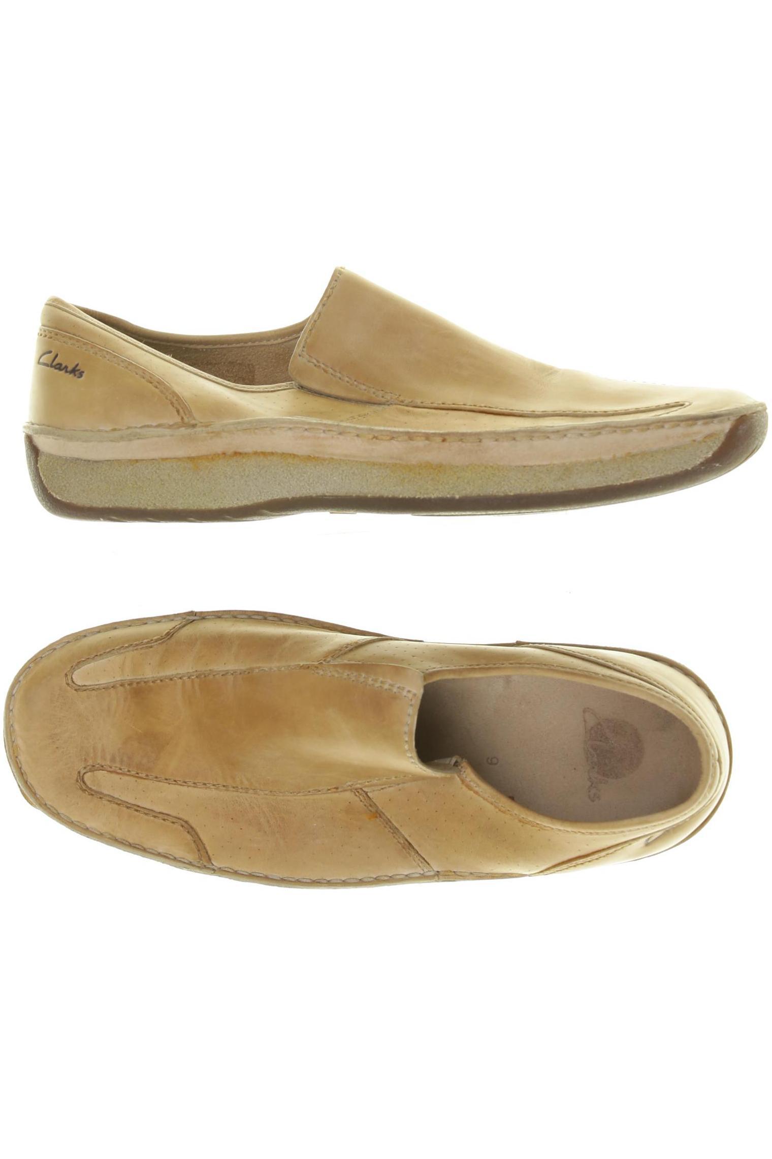 

Clarks Herren Halbschuh, beige, Gr. 9