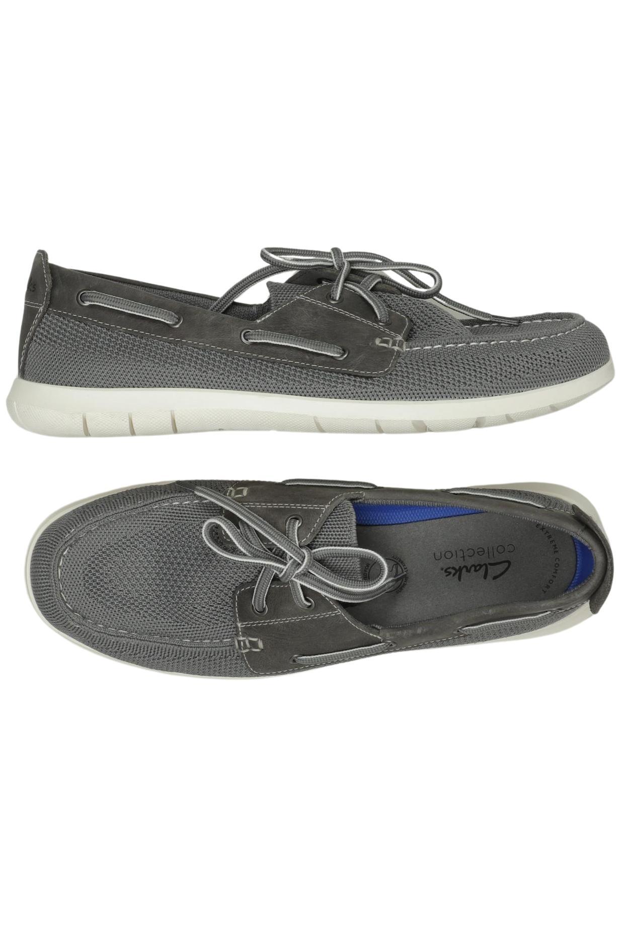 

Clarks Herren Halbschuh, grau, Gr. 43