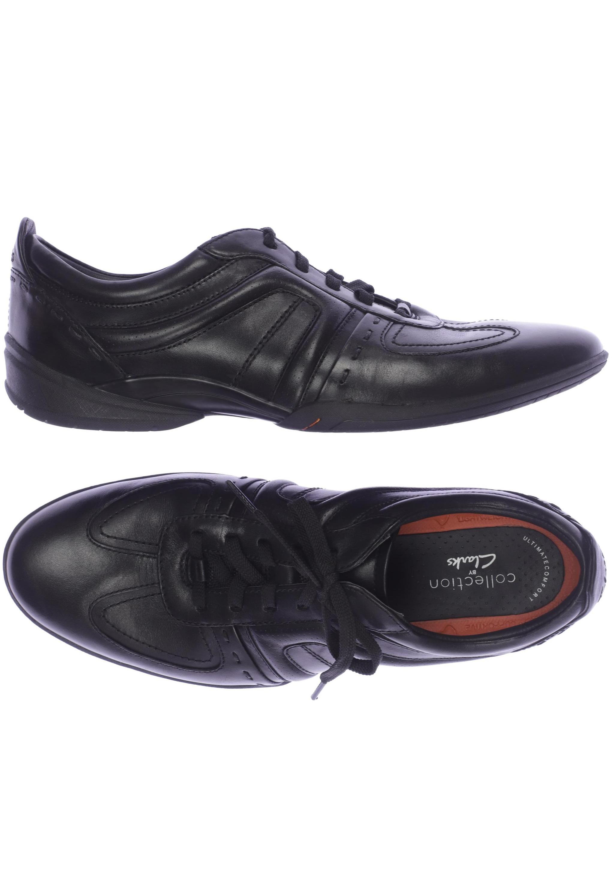 

Clarks Herren Halbschuh, schwarz, Gr. 41.5