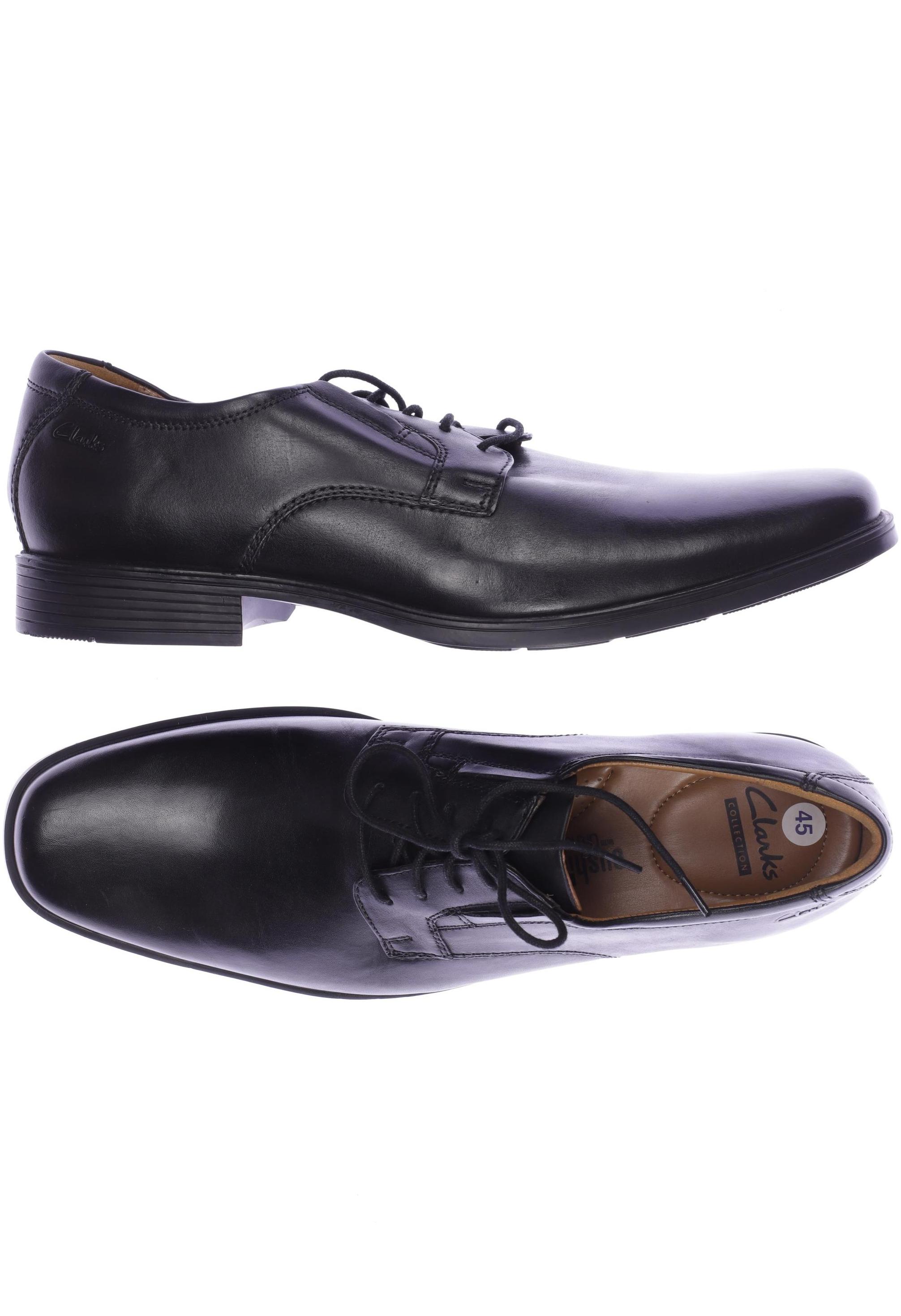 

Clarks Herren Halbschuh, schwarz, Gr. 45