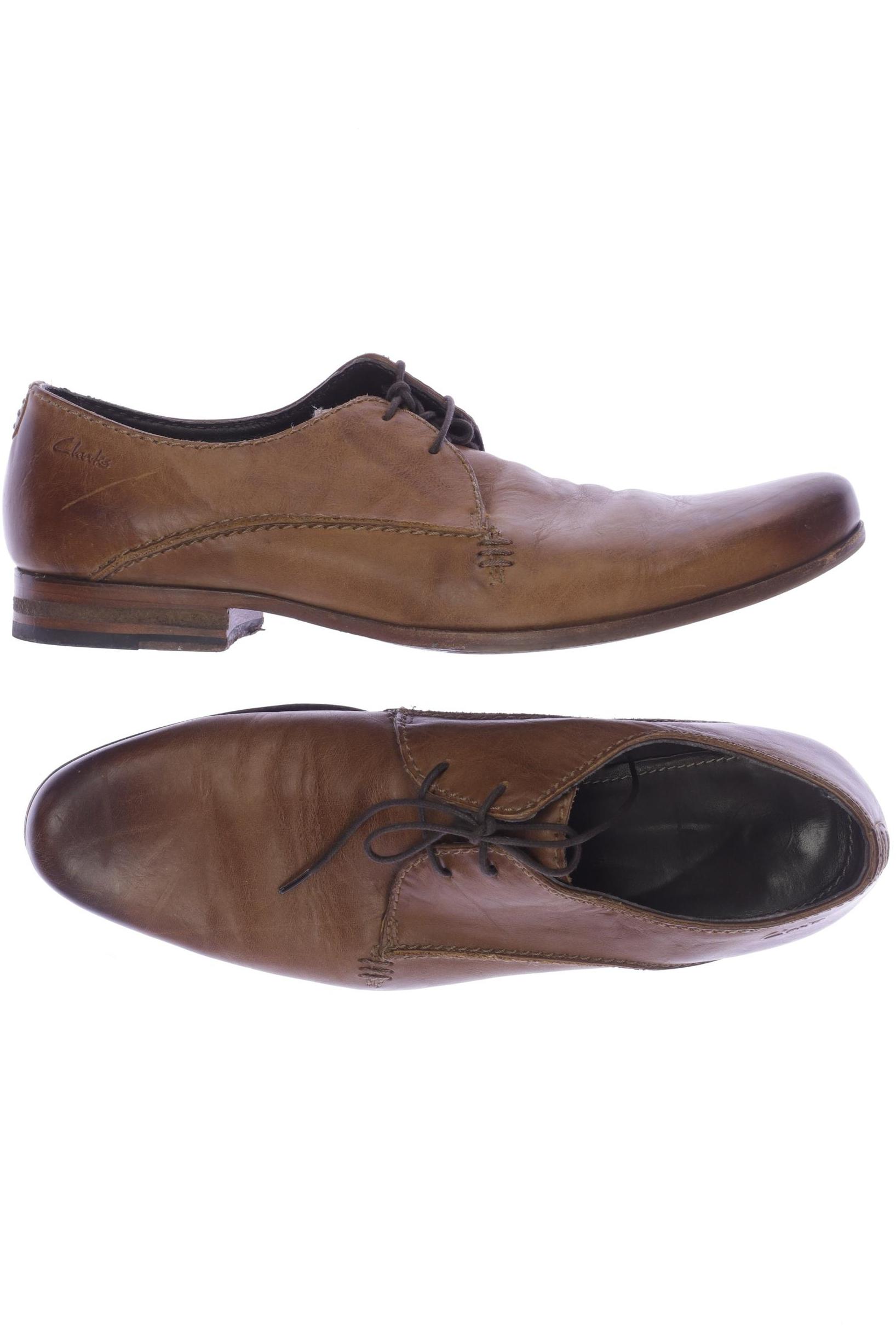 

Clarks Herren Halbschuh, braun, Gr. 10.5