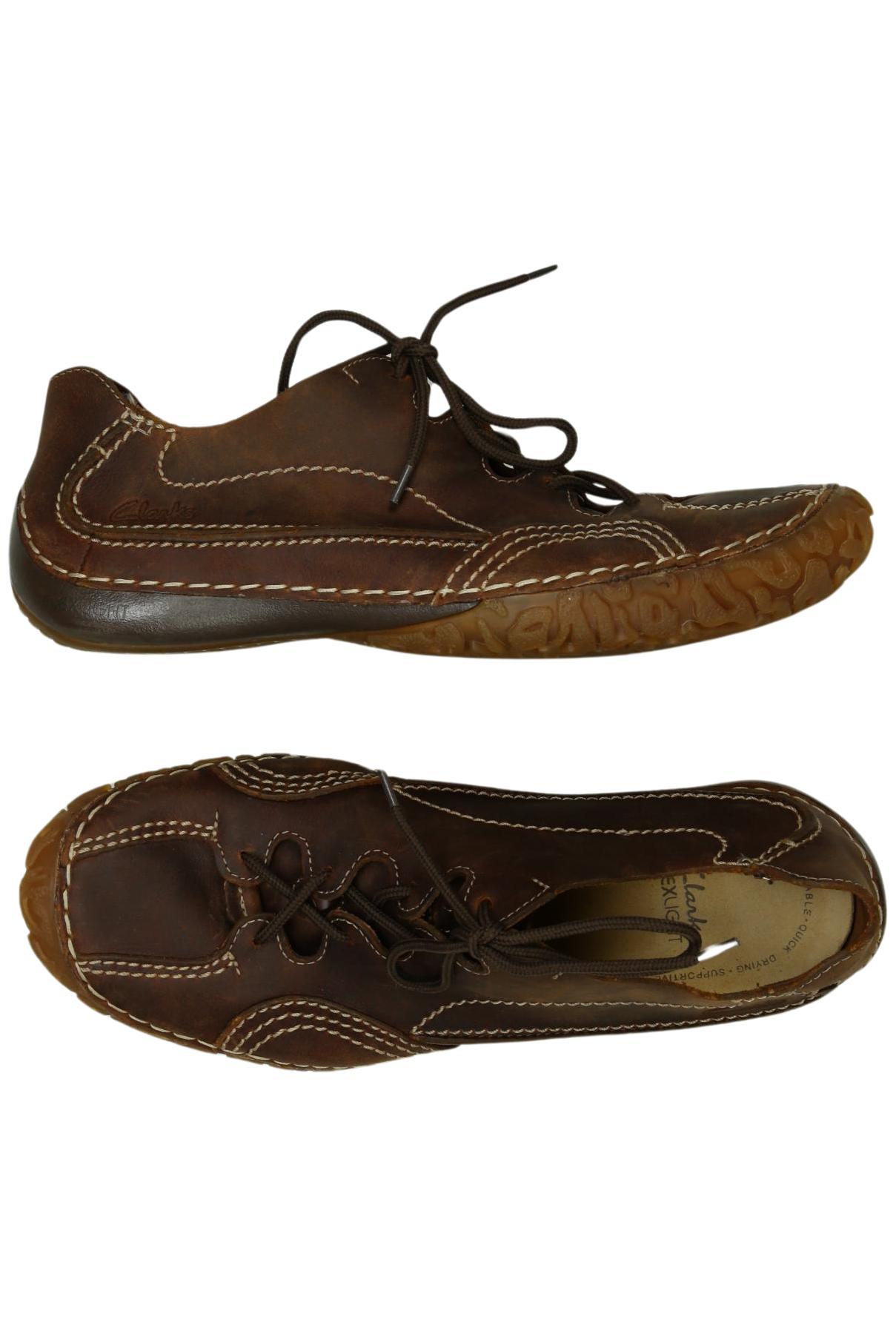 

Clarks Herren Halbschuh, braun, Gr. 7