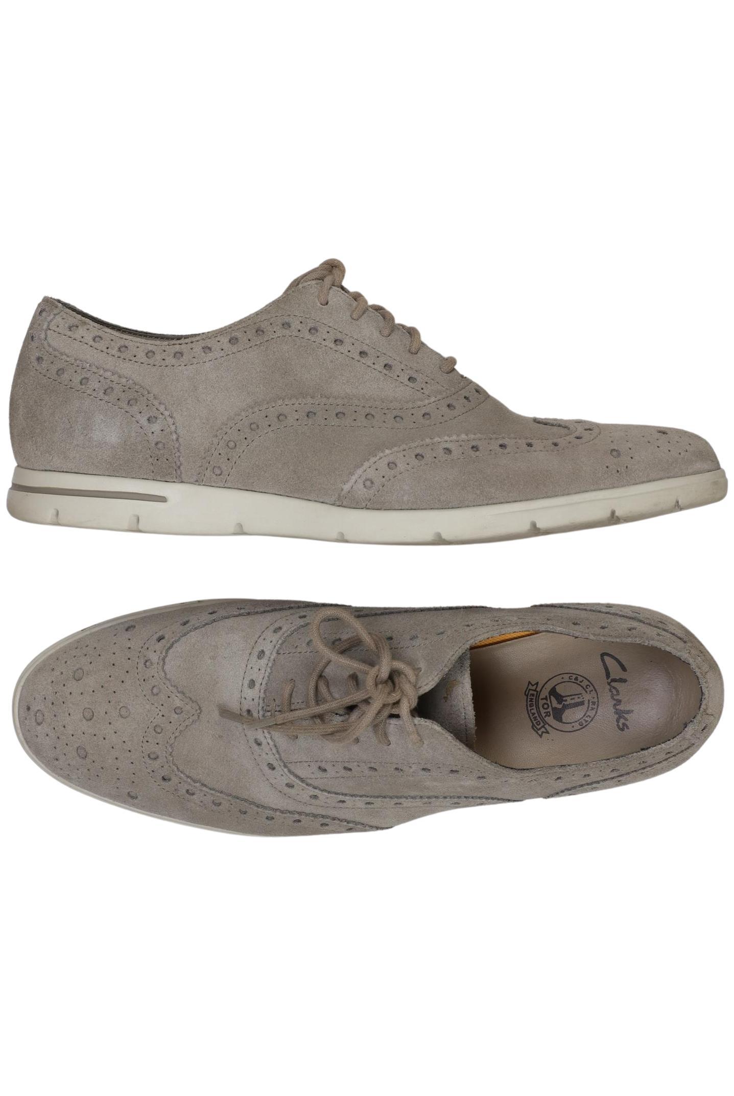 

Clarks Herren Halbschuh, beige, Gr. 42.5