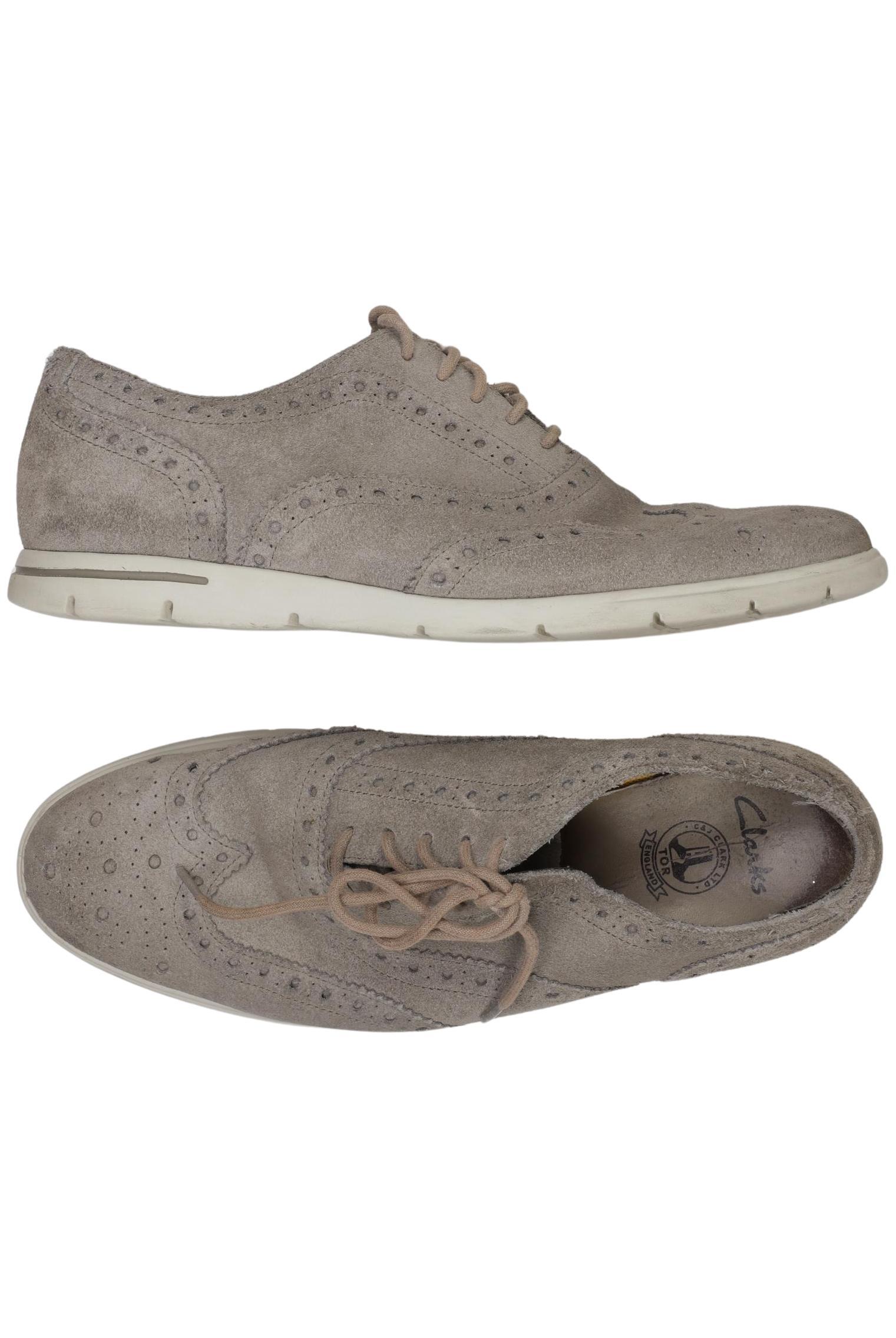 

Clarks Herren Halbschuh, grau, Gr. 42
