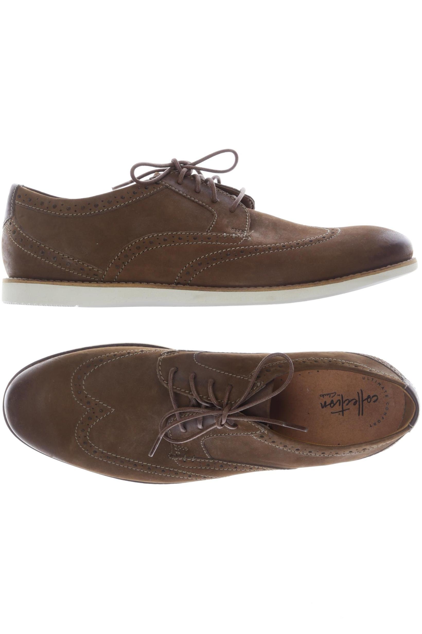 

Clarks Herren Halbschuh, braun, Gr. 43