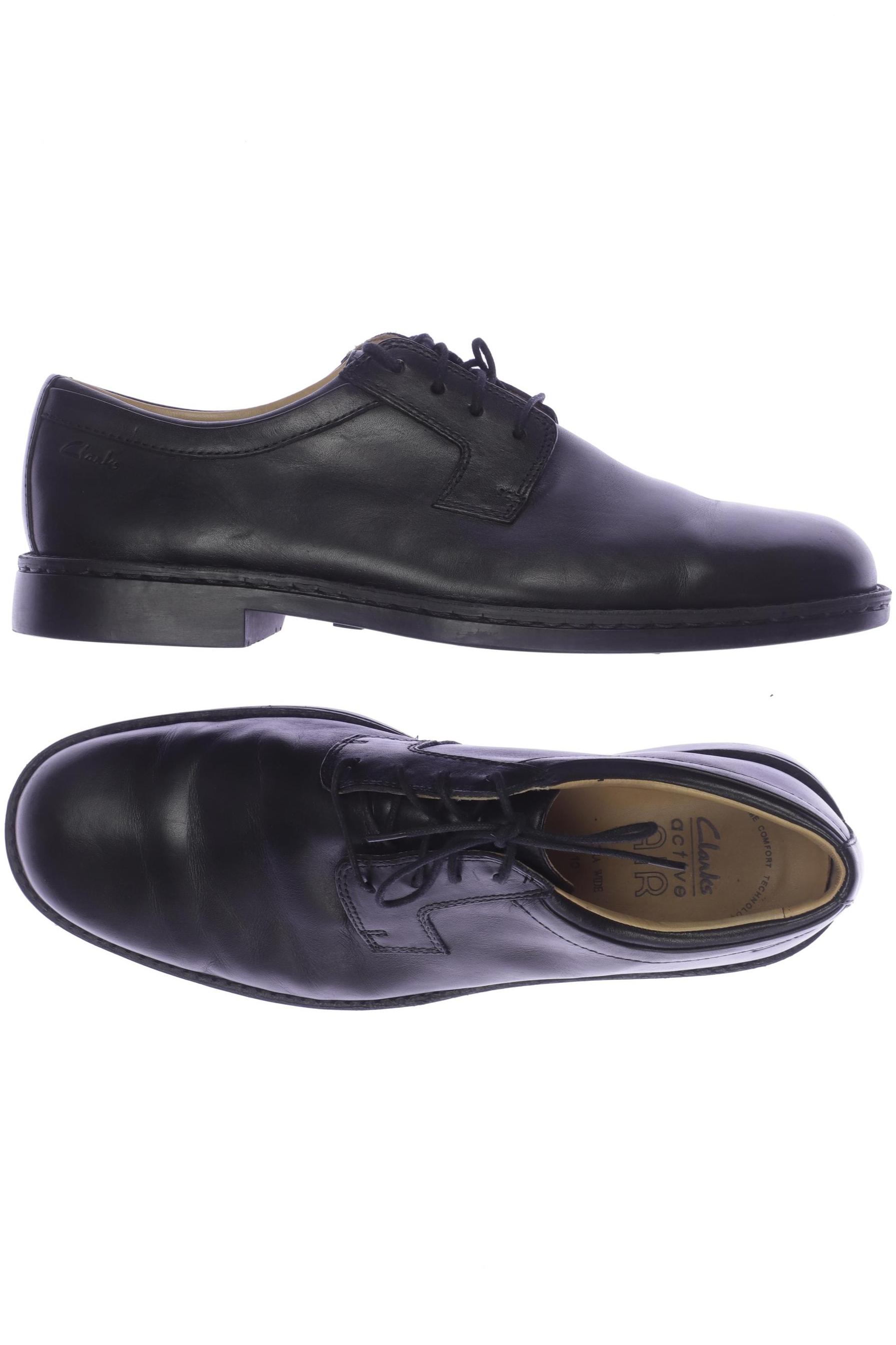 

Clarks Herren Halbschuh, schwarz, Gr. 10