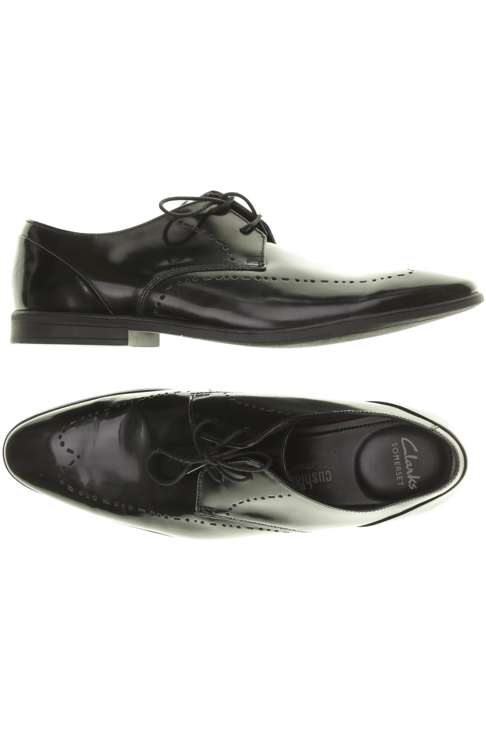 

Clarks Herren Halbschuh, schwarz, Gr. 44.5