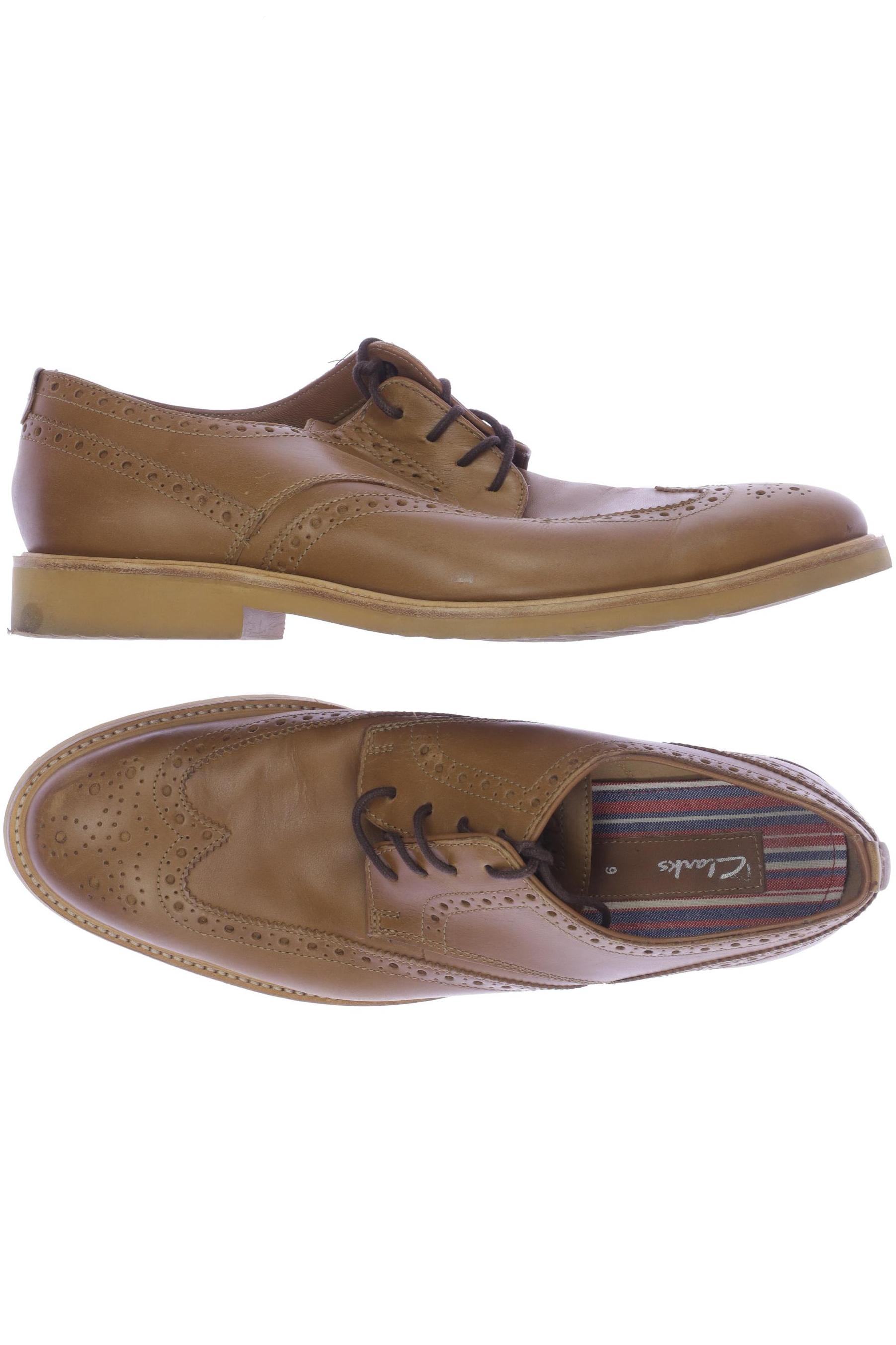 

Clarks Herren Halbschuh, braun, Gr. 9