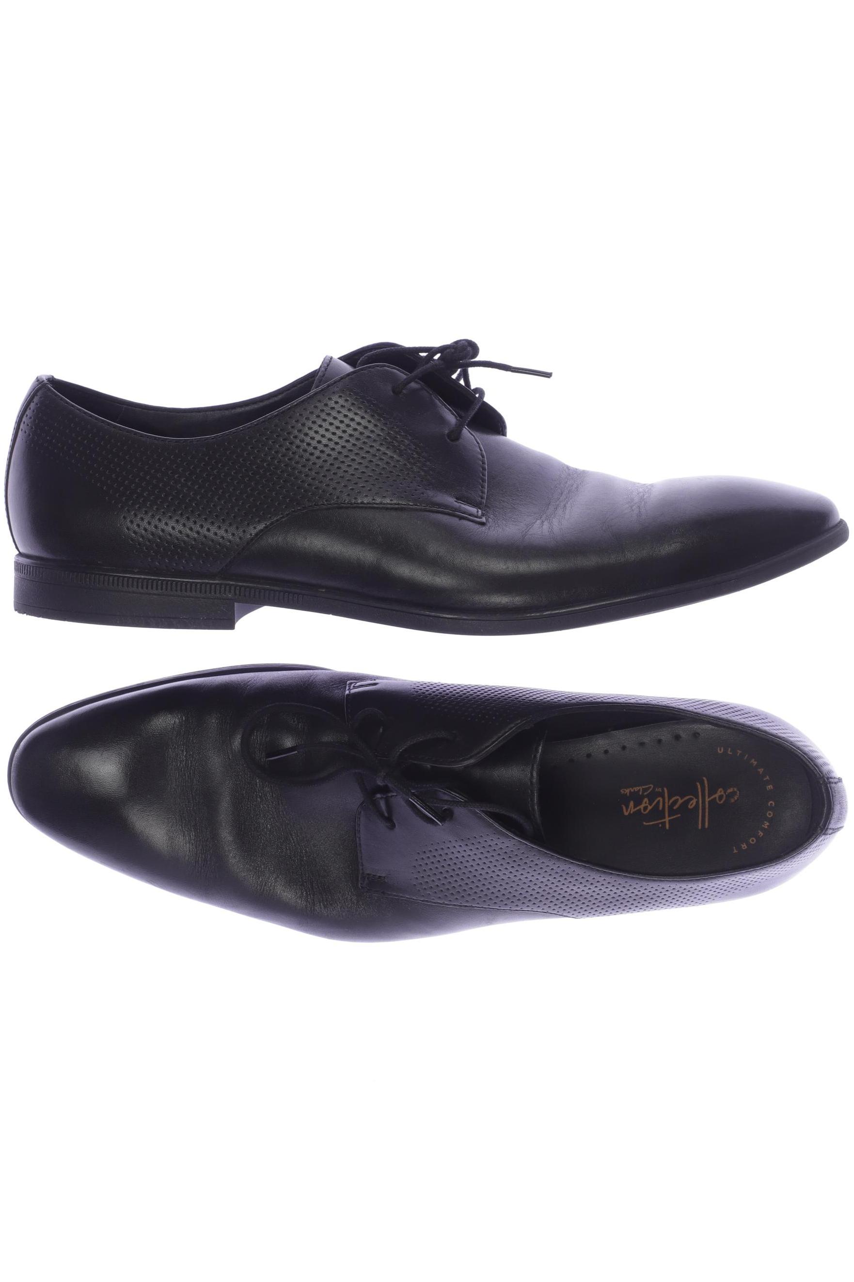 

Clarks Herren Halbschuh, schwarz, Gr. 43