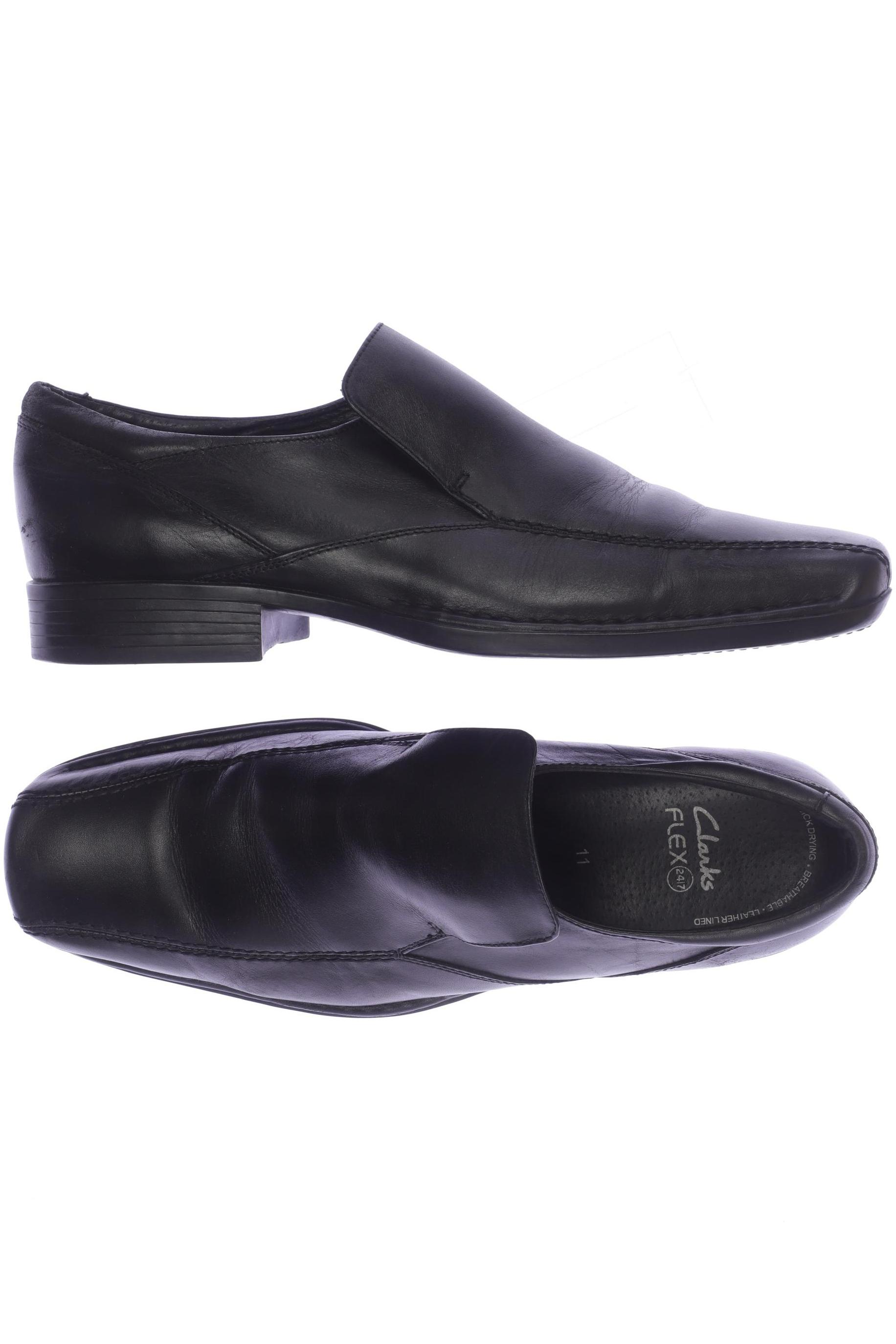 

Clarks Herren Halbschuh, schwarz, Gr. 11