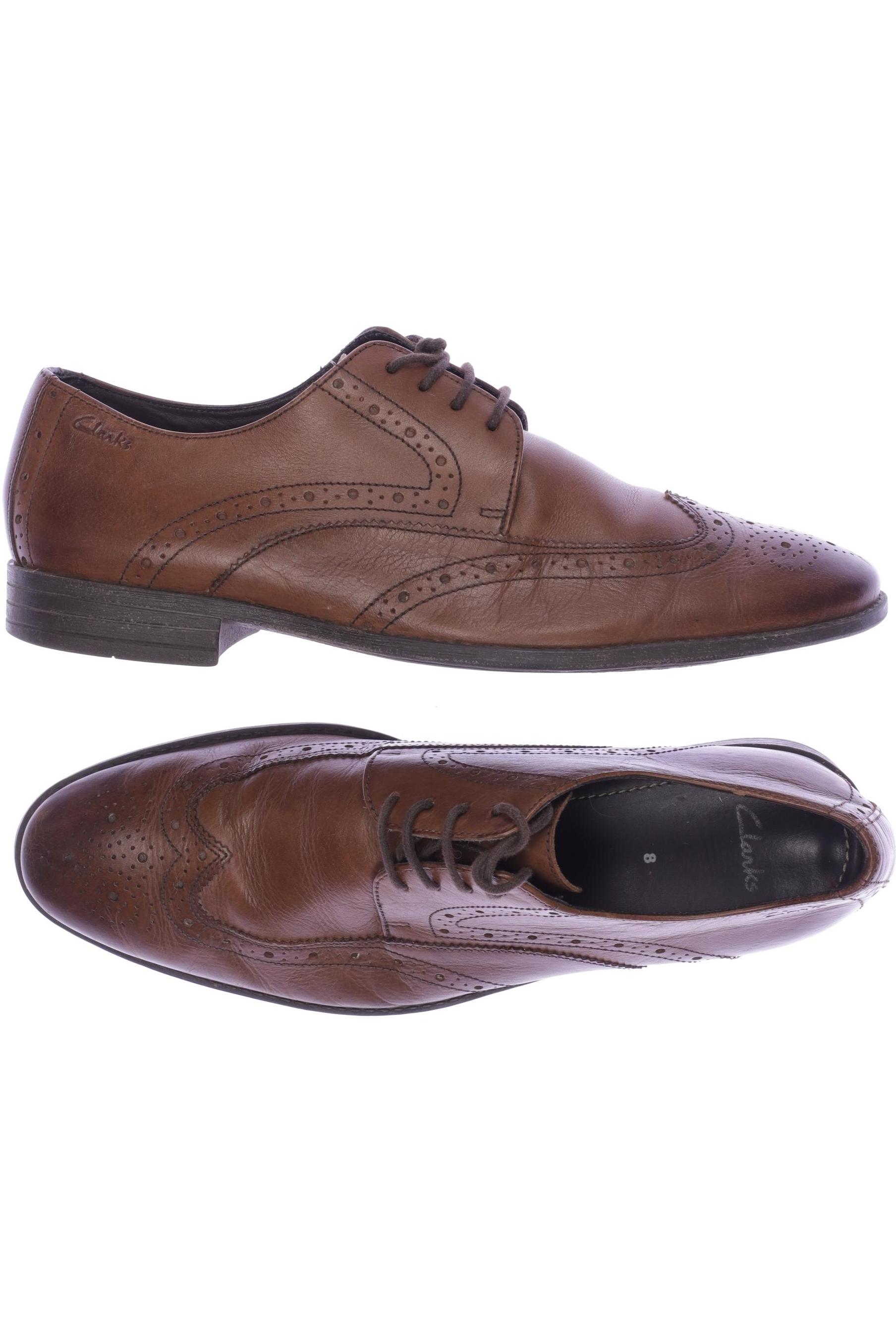 

Clarks Herren Halbschuh, braun, Gr. 8