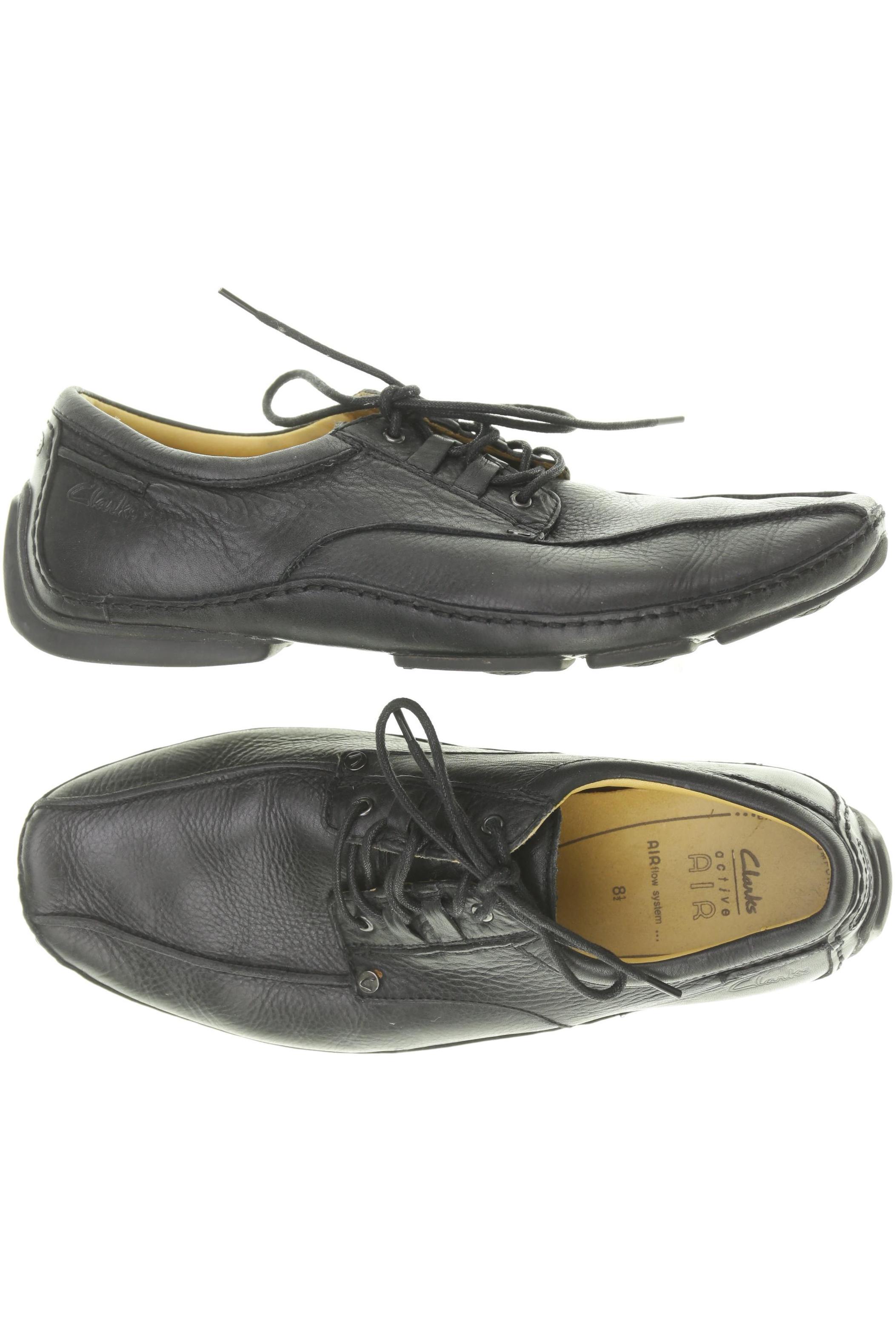 

Clarks Herren Halbschuh, schwarz, Gr. 8.5